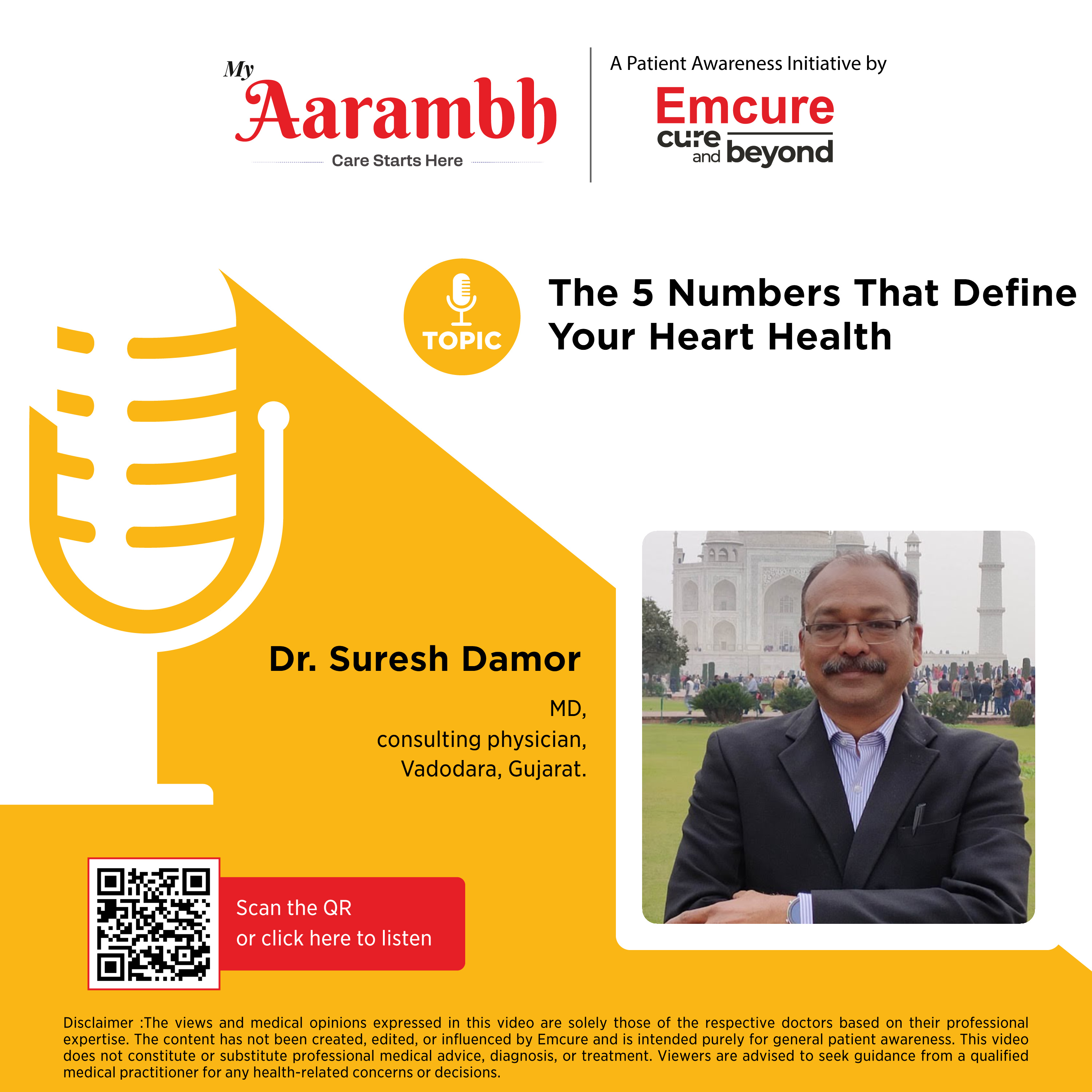 The 5 Numbers That Define Your Heart Health || Dr. Suresh Damor episode artwork