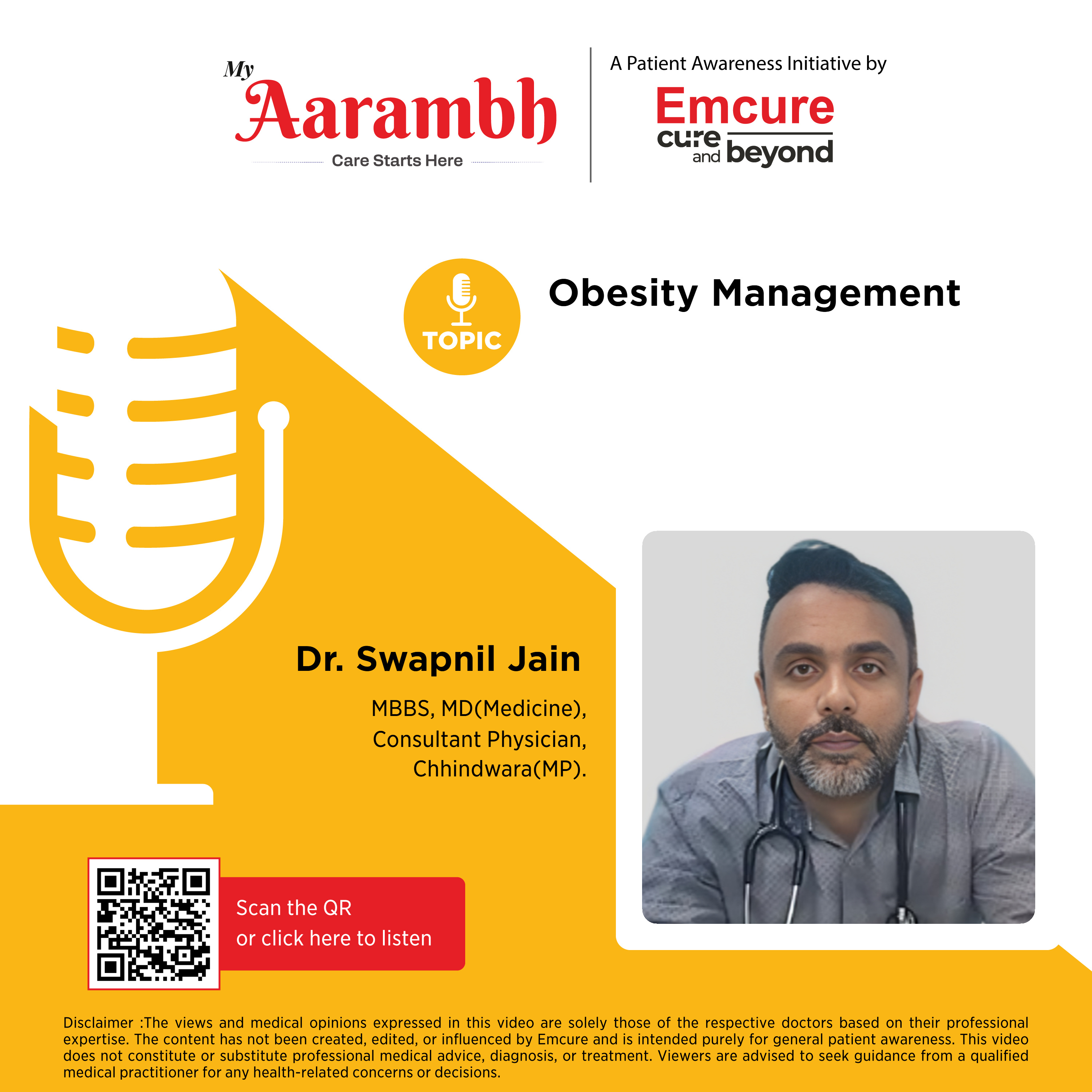 Obesity Management || Dr. Swapnil Jain episode artwork