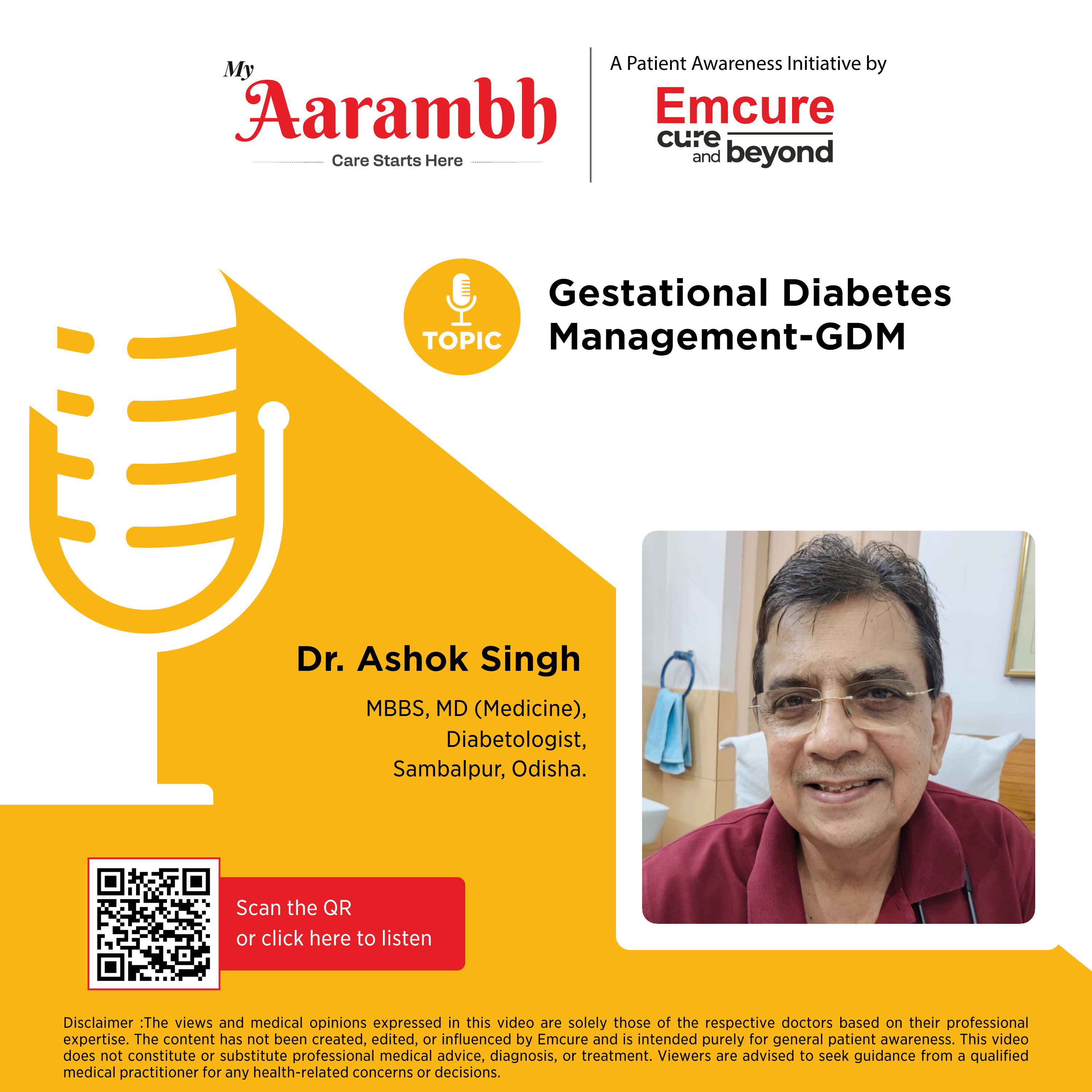 Gestational Diabetes Management-GDM || Dr. Ashok Singh episode artwork