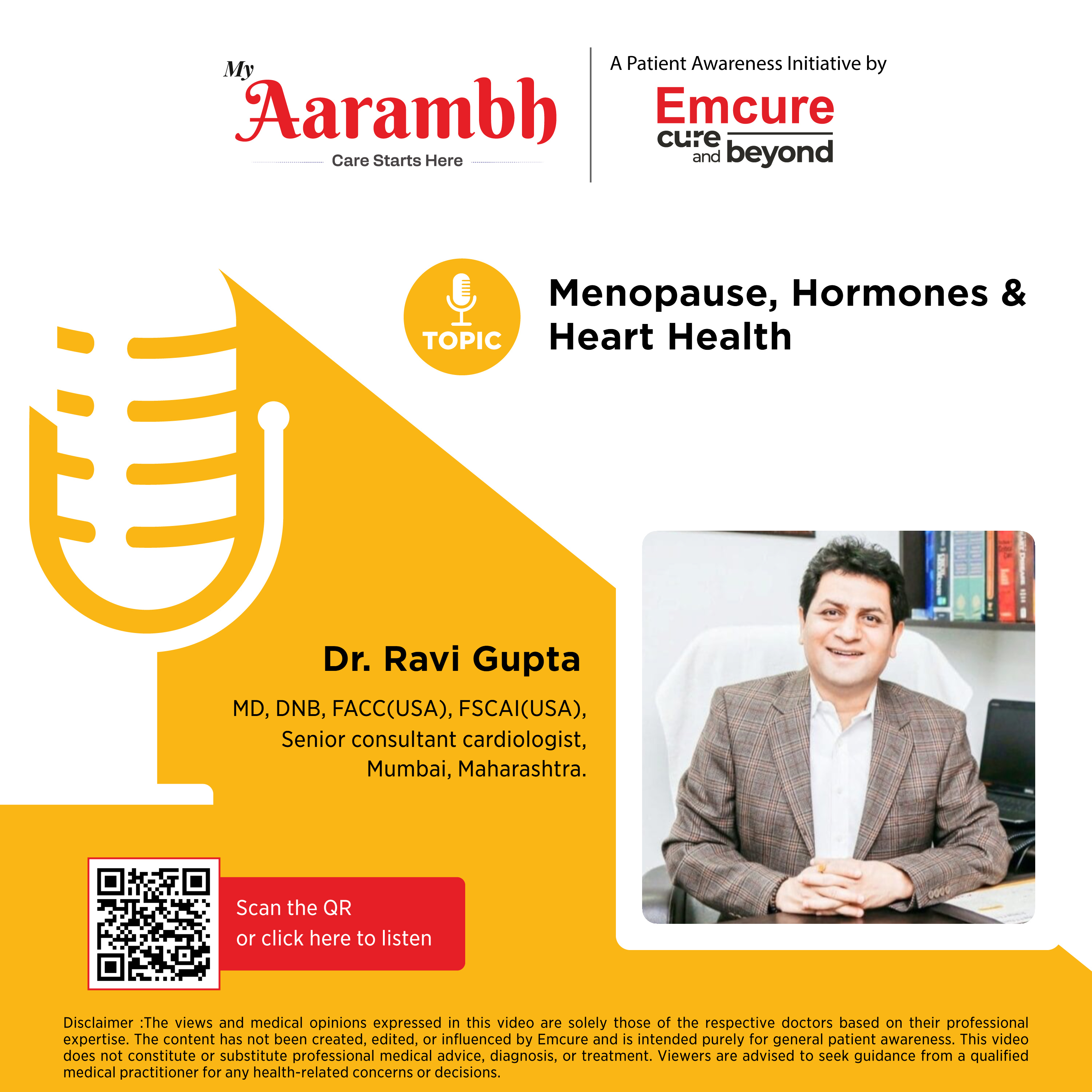 Menopause, Hormones & Heart Health || Dr. Ravi Gupta episode artwork