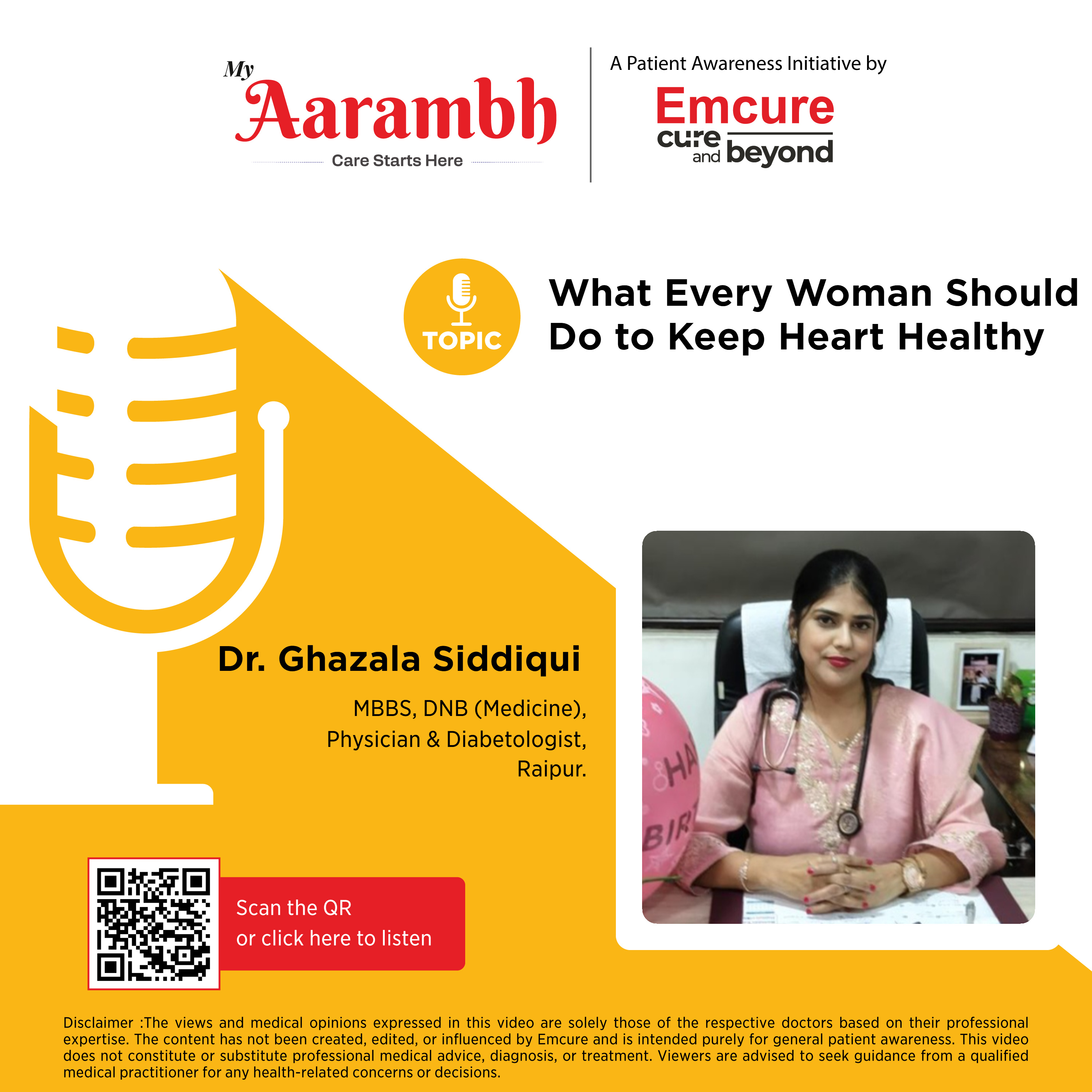 What Every Woman Should Do to Keep Heart Healthy || Dr. Ghazala Siddiqui episode artwork