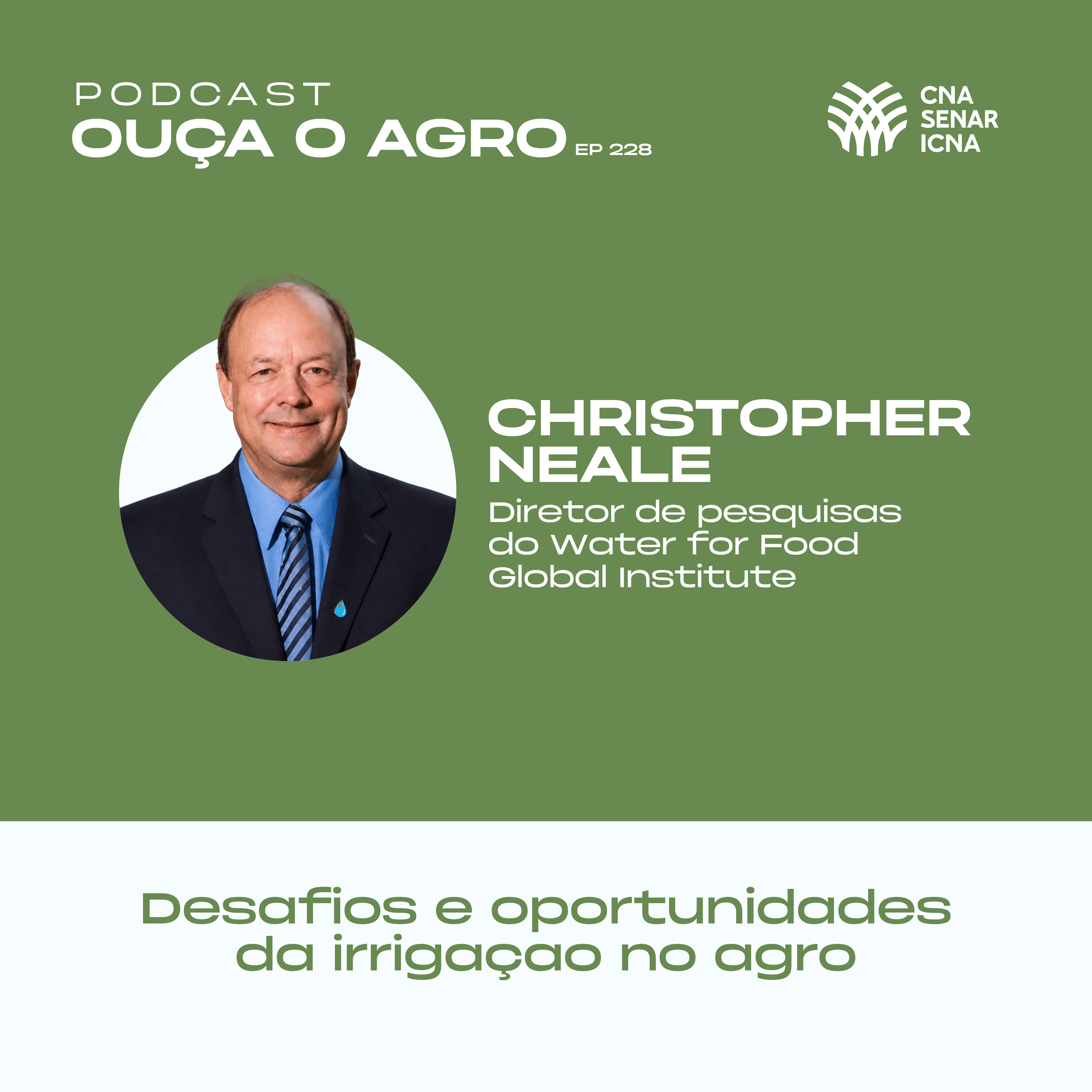 🎧 OUÇA O AGRO 228 - Desafios e oportunidades da irrigação no agro episode artwork
