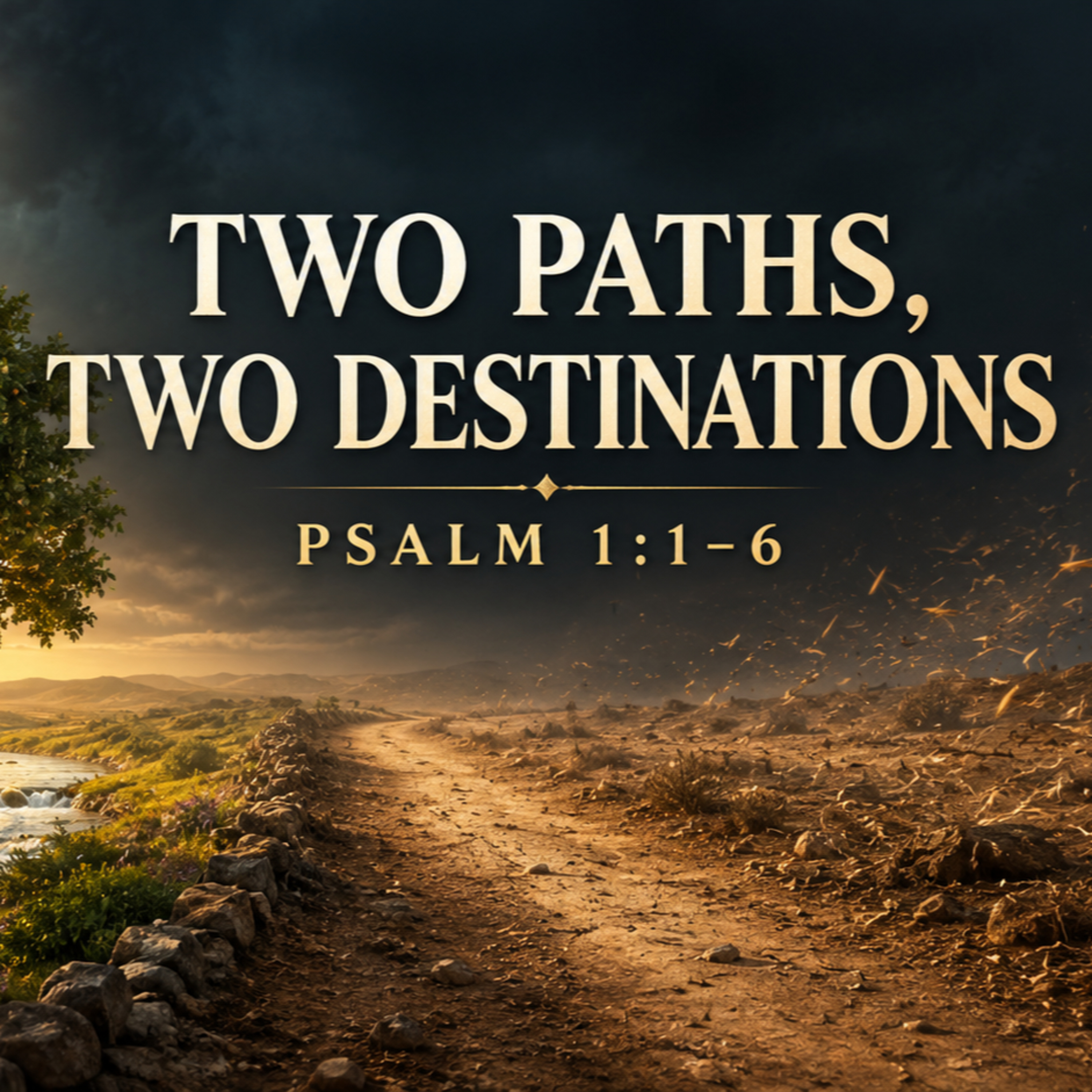Two Paths, Two Destinations | Psalm 1:1–6 episode artwork