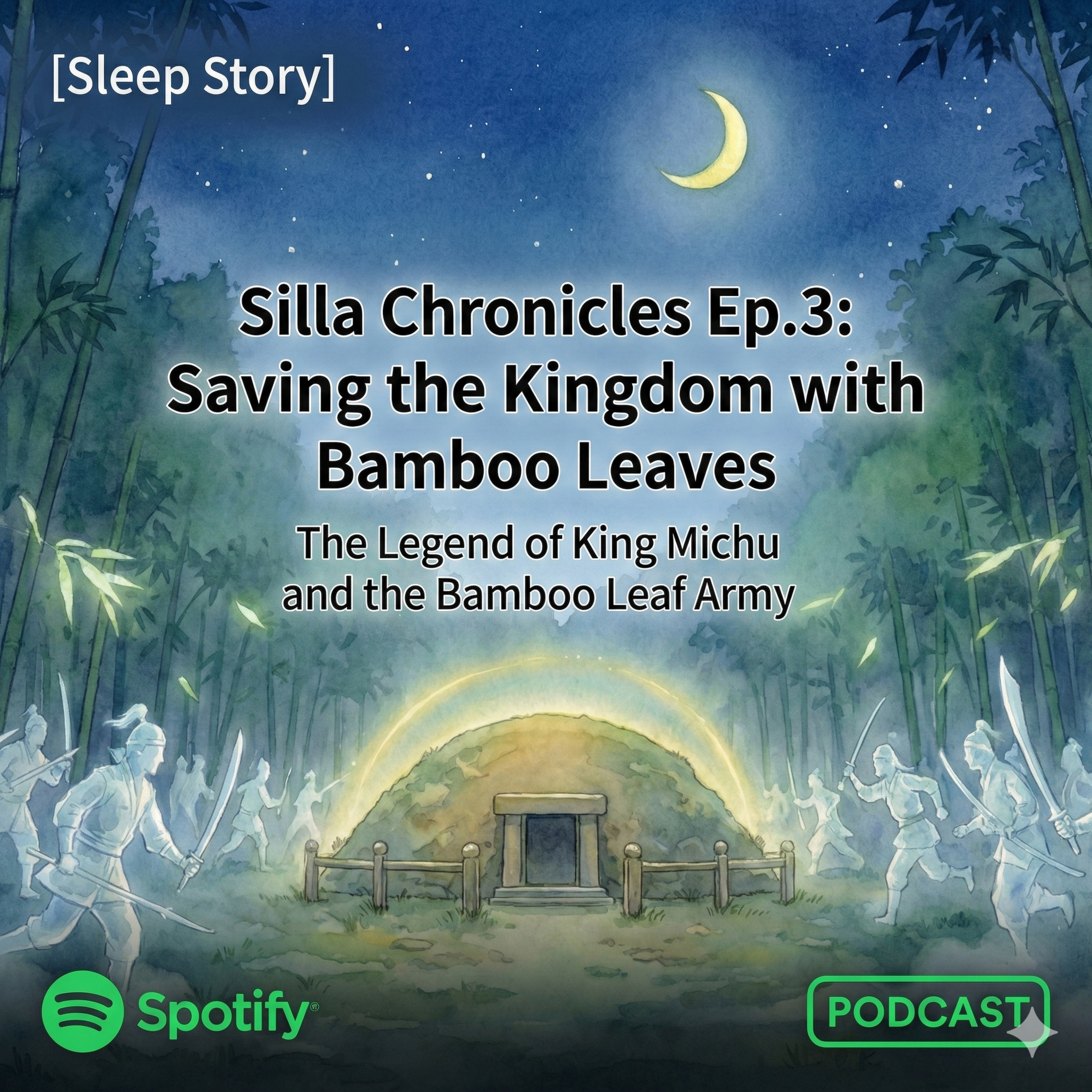 History of Korea for Sleep: King Michu and the Ghost Soldiers (Silla Chronicles Ep.3) episode artwork