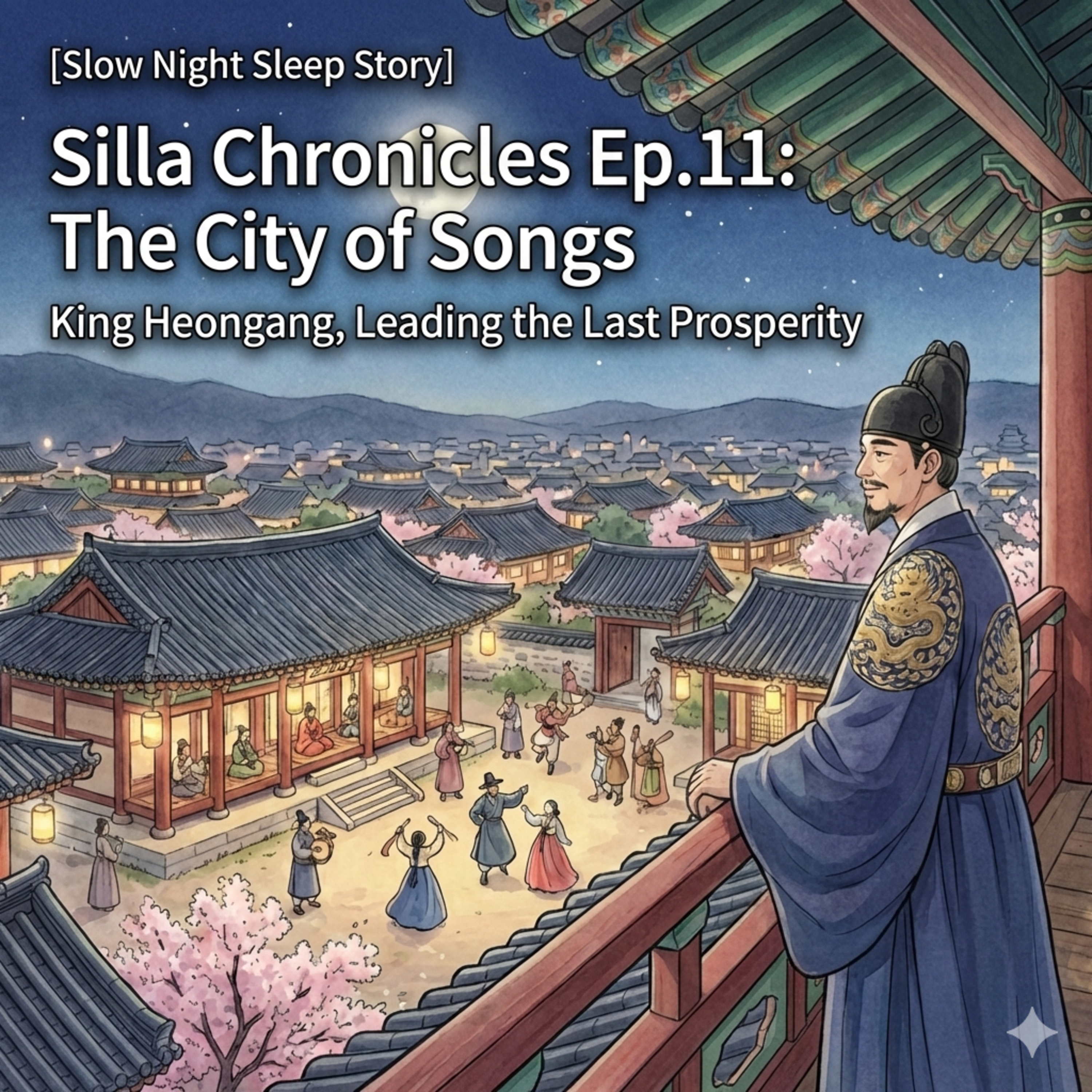 History of Korea for Sleep: King Heongang & The Legend of Cheoyong (Silla Chronicles Ep.11) episode artwork