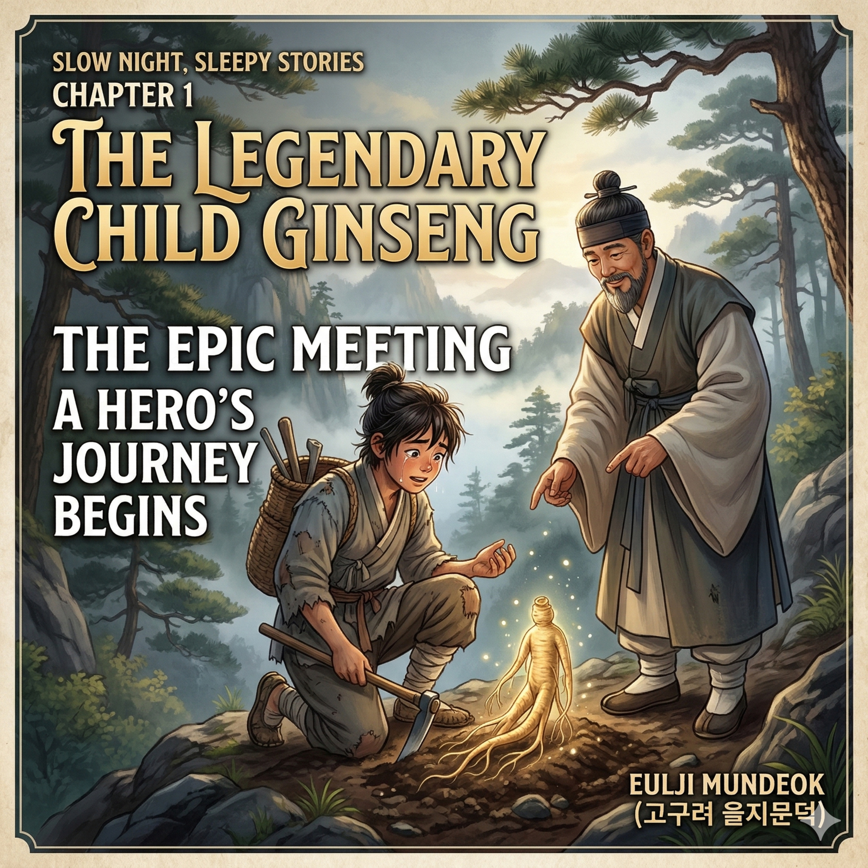 [Eulji Mundeok EP.01] A Bedtime Old Tale: The Encounter of the Legendary Child-Shaped Wild Ginseng and the Hero of Goguryeo 🌿 episode artwork