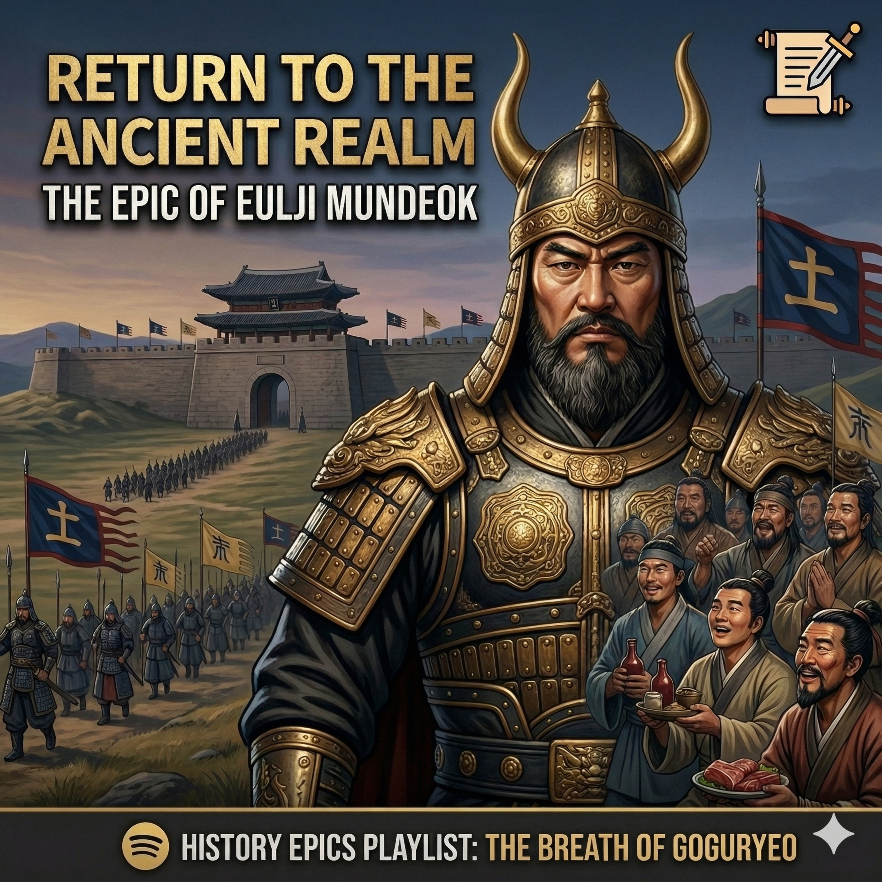 [Eulji Mundeok EP.08] Return to the Ancient Realm: The Epic of Eulji Mundeok | History Epics Sleep Story episode artwork