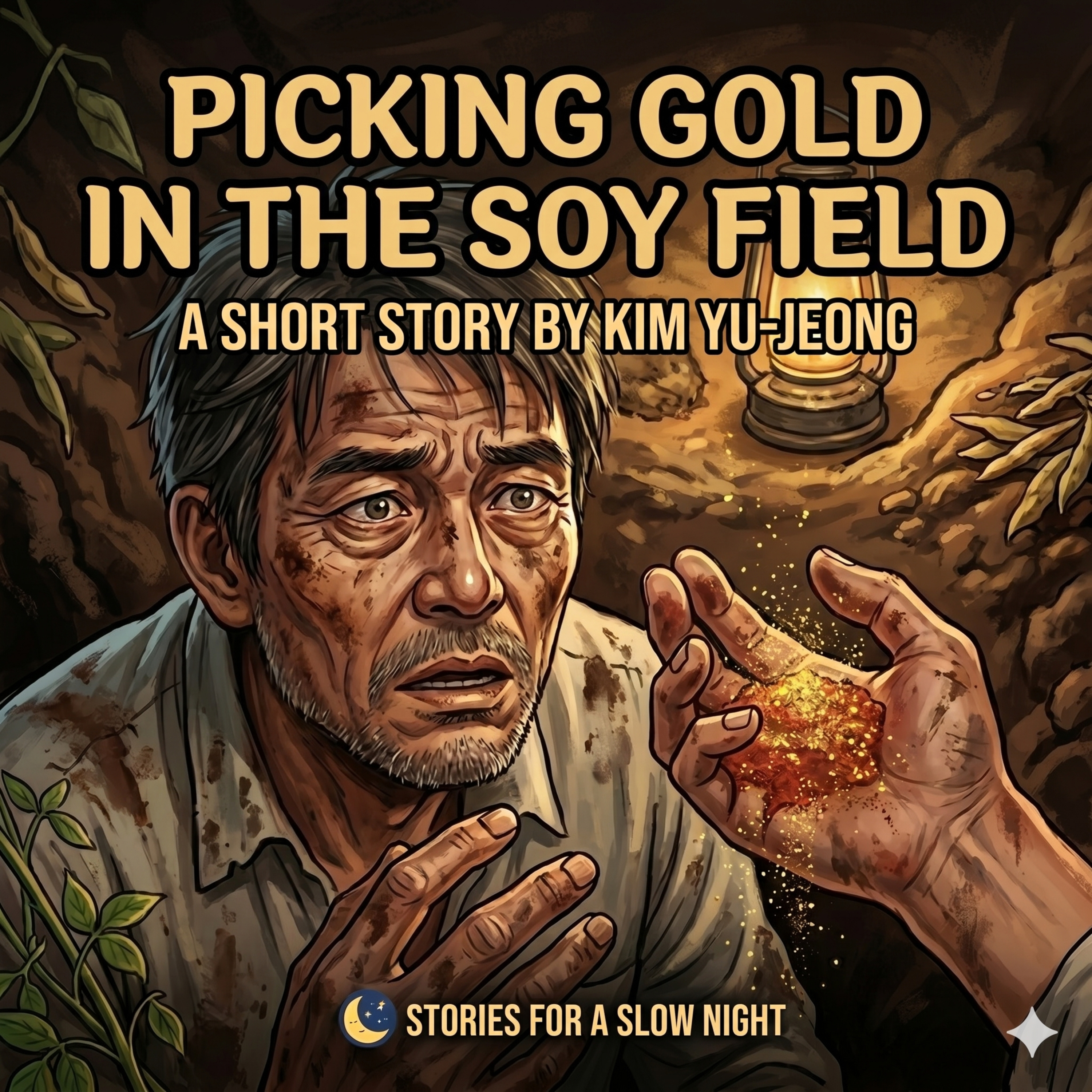 Plucking Gold in a Bean Patch by Kim Yu-jeong | Bedtime Stories for Adults episode artwork