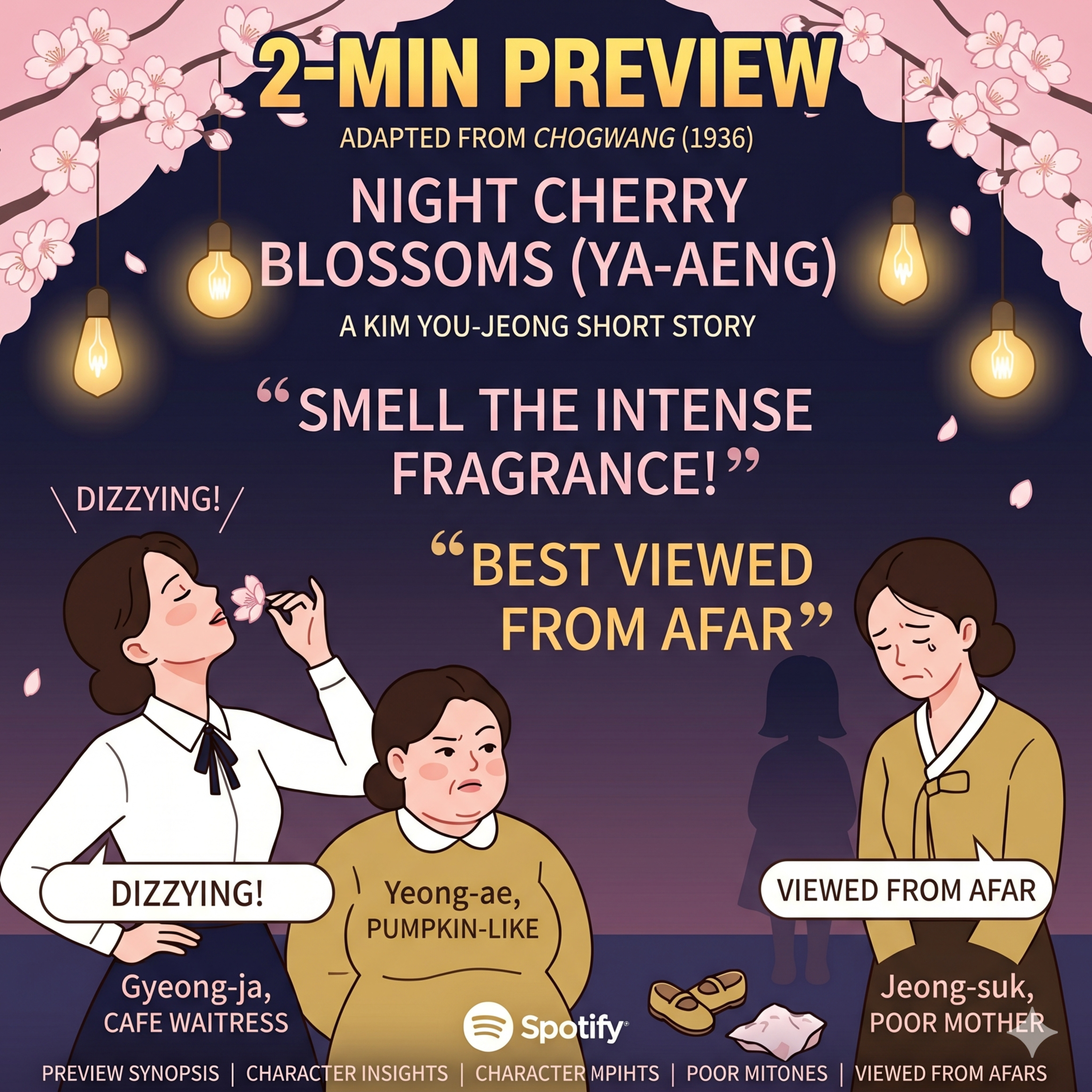 Night Cherry Blossoms by Kim You-jeong: Hidden Sorrow Under the Spring Night episode artwork