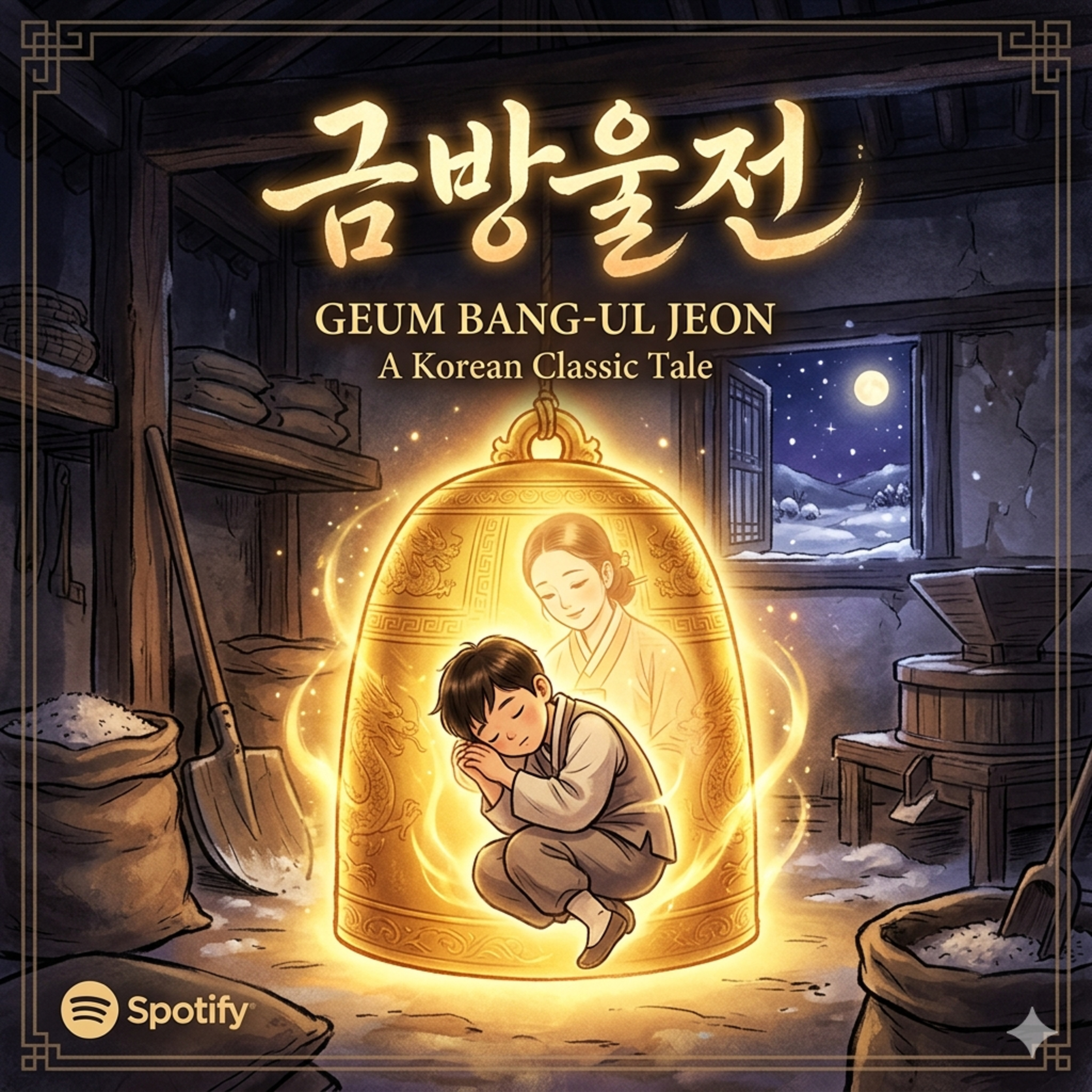 [Sleep Story] The Magical Golden Bell & Haeryong 🌙 | Ancient Korean Folktale Bedtime Audiobook | Fall Asleep Fast episode artwork