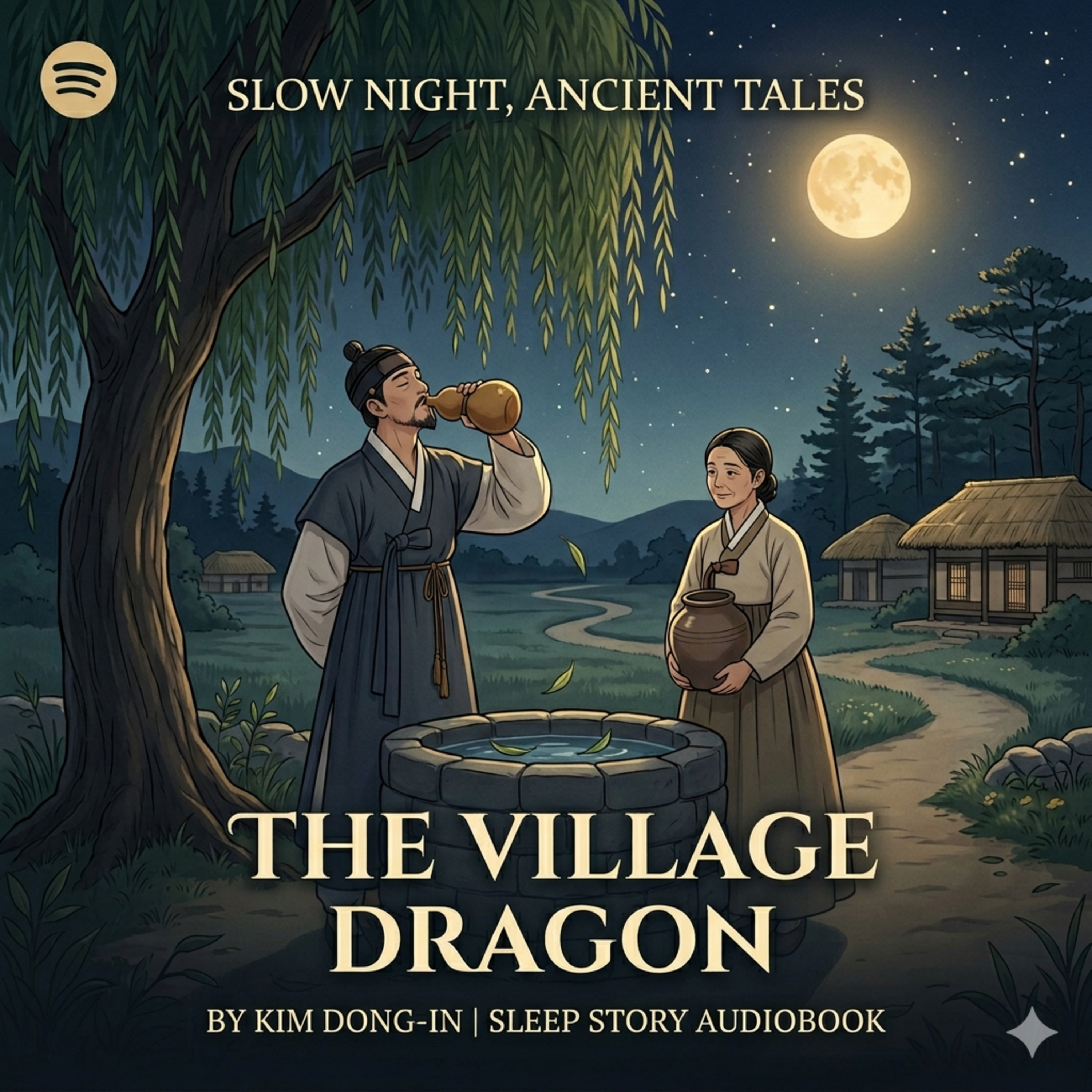 [Sleep Story ASMR] The Scholar and the Wise Maiden | "The Village Dragon" | Relaxing Korean Folktale episode artwork