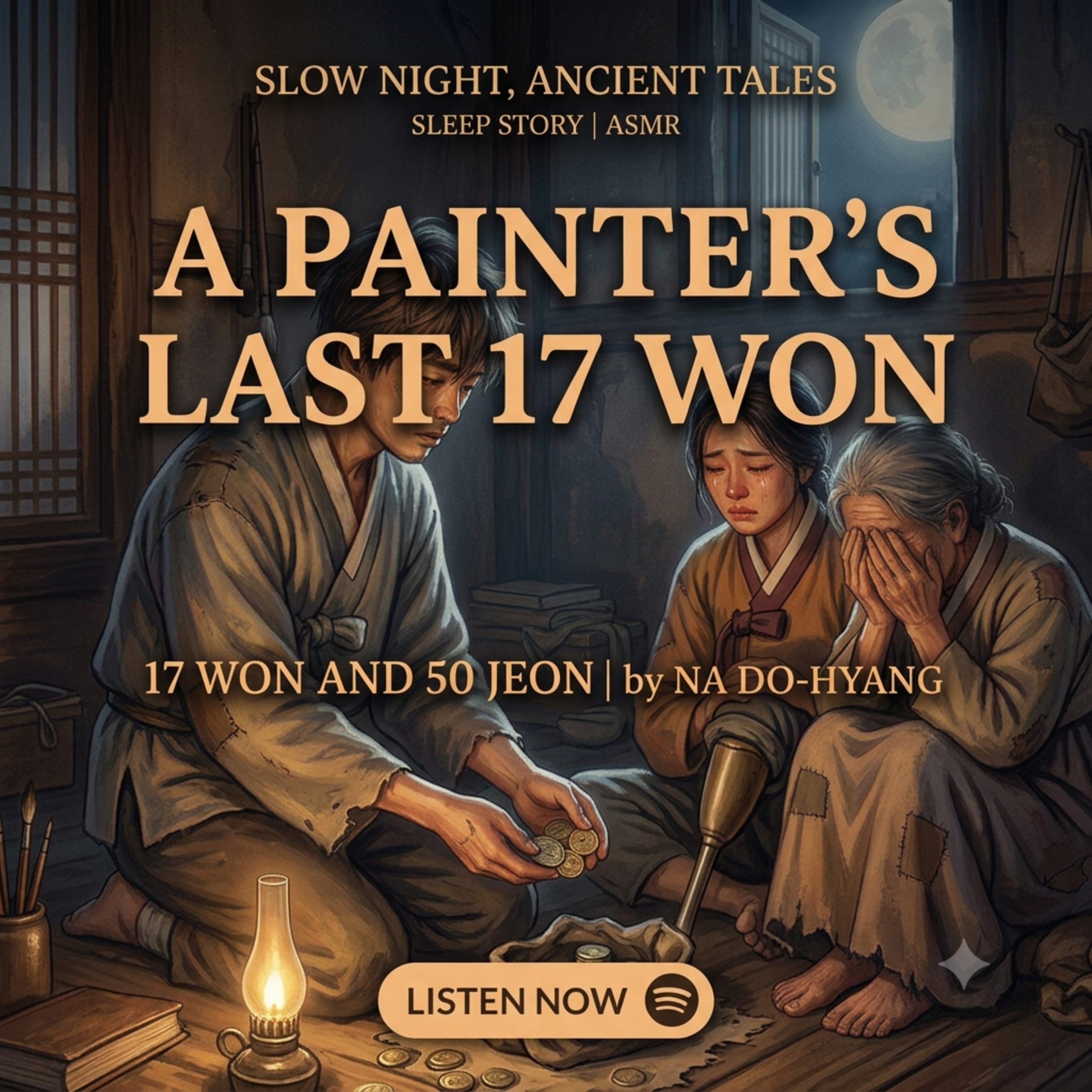 A Painter's Last 17 Won | "17 Won and 50 Jeon" by Na Do-hyang | Sleep Story ASMR episode artwork