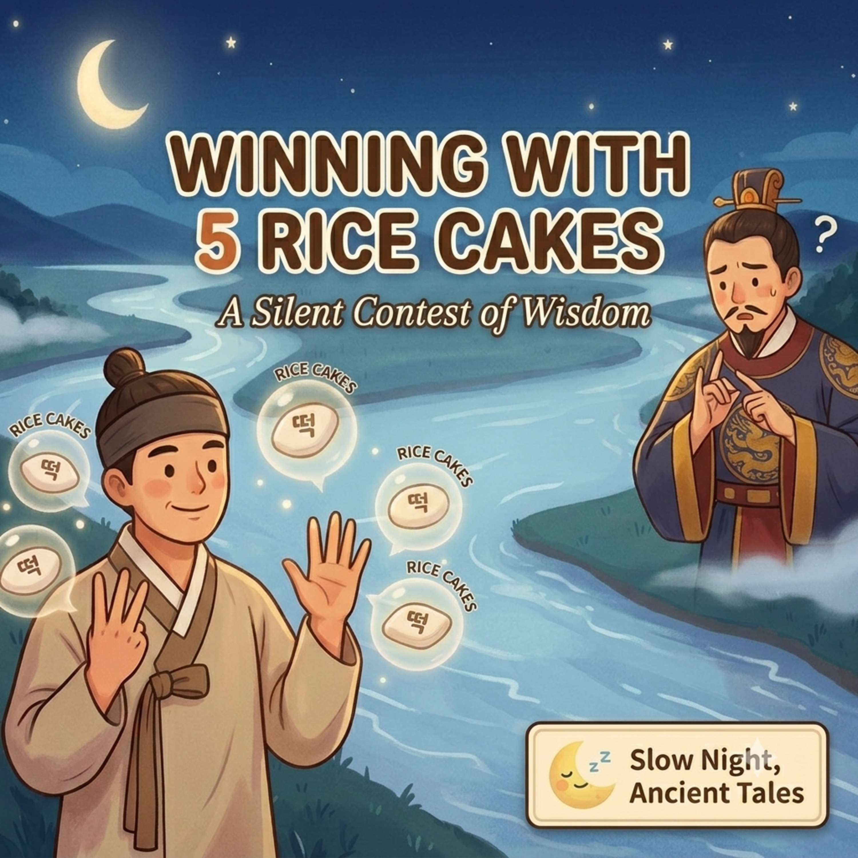 He Understood Nothing — and Won | "Hand Talk Between Envoys" Korean Folktale | Sleep Story ASMR episode artwork