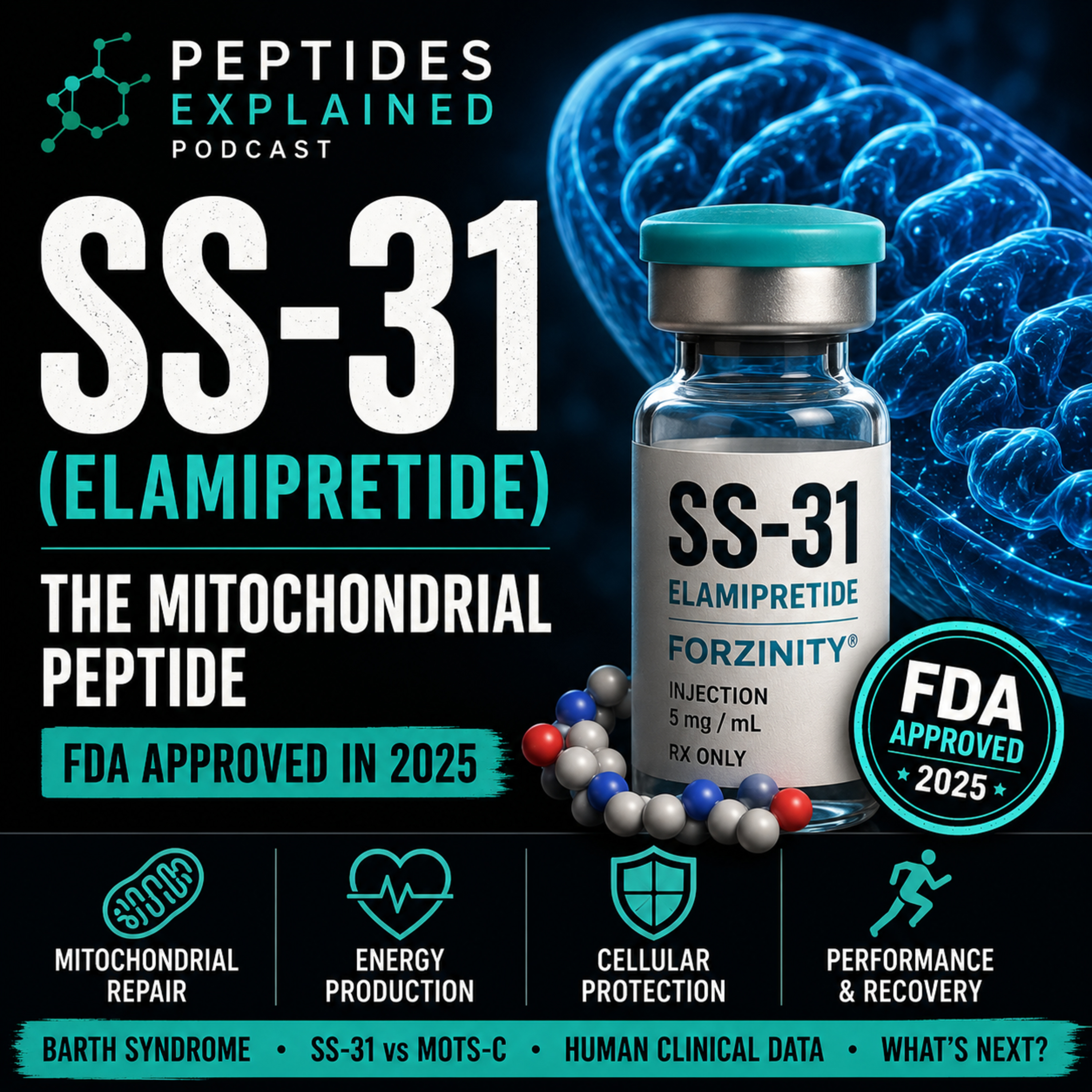 SS-31 Explained: The FDA-Approved Mitochondrial Peptide episode artwork