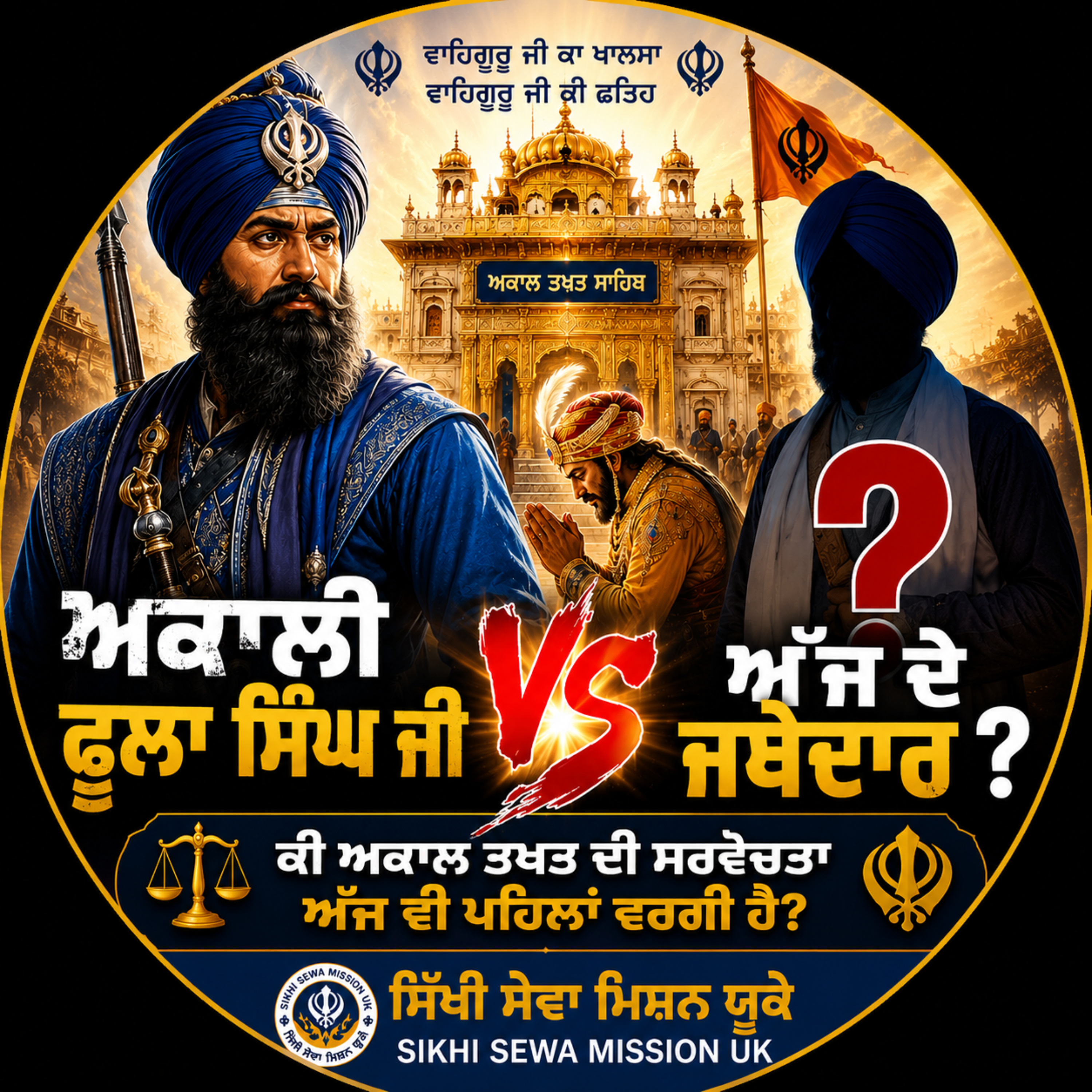 ਅਕਾਲੀ ਫੂਲਾ ਸਿੰਘ ਜੀ VS ਅੱਜ ਦੇ ਜਥੇਦਾਰ? | ਅਕਾਲ ਤਖ਼ਤ ਦੀ ਸਰਵੋਚਤਾ Akali Phula Singh Ji vs Today’s Jathedars | The Supremacy of Akal Takht Sahib episode artwork
