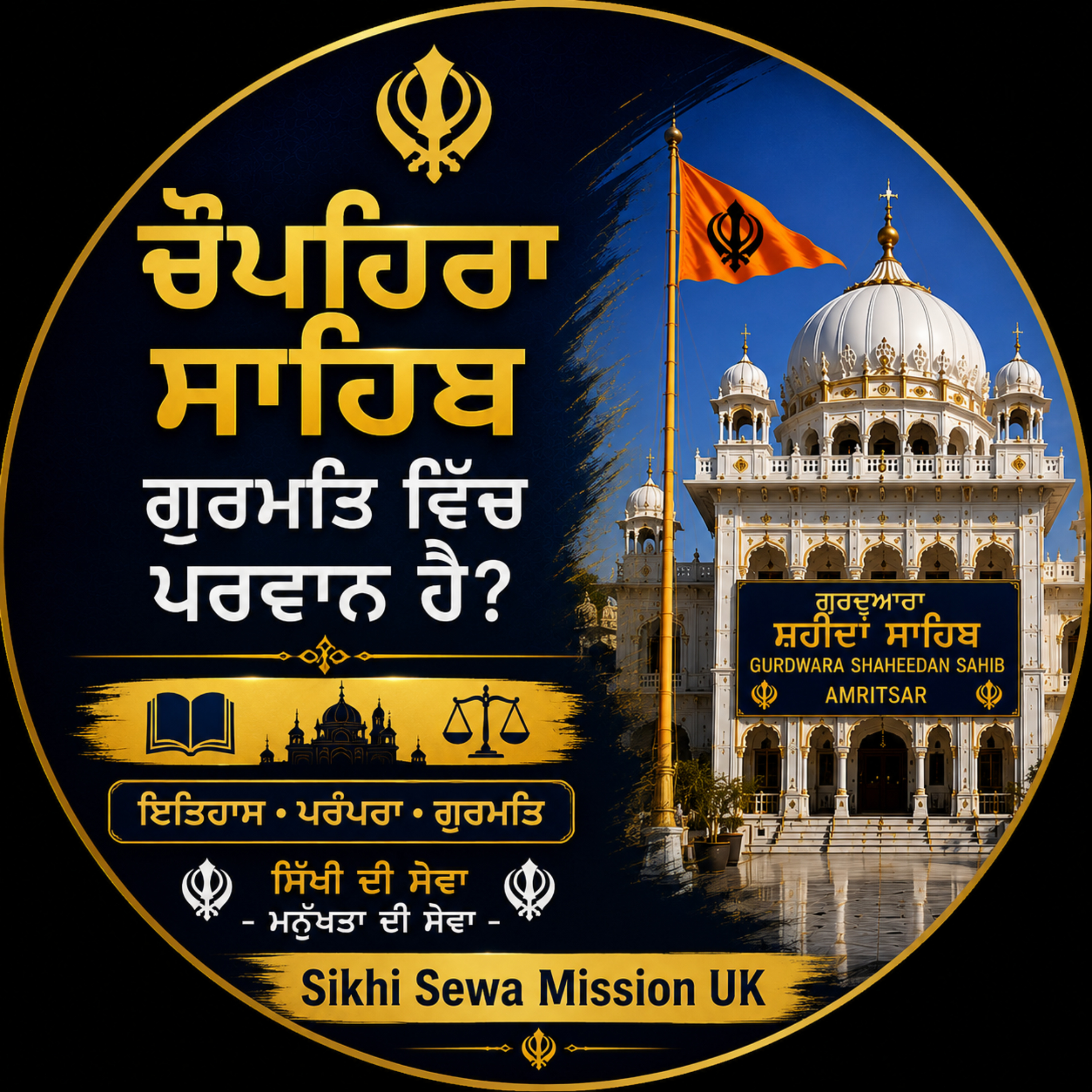 ਚੌਪਹਿਰਾ ਸਾਹਿਬ ਕੀ ਗੁਰਮਤਿ ਵਿੱਚ ਪਰਵਾਨ ਹੈ? | ਇਤਿਹਾਸ, ਪਰੰਪਰਾ ਅਤੇ ਸੱਚਾਈ Chaupehra Sahib: Is It Accepted in Gurmat? episode artwork