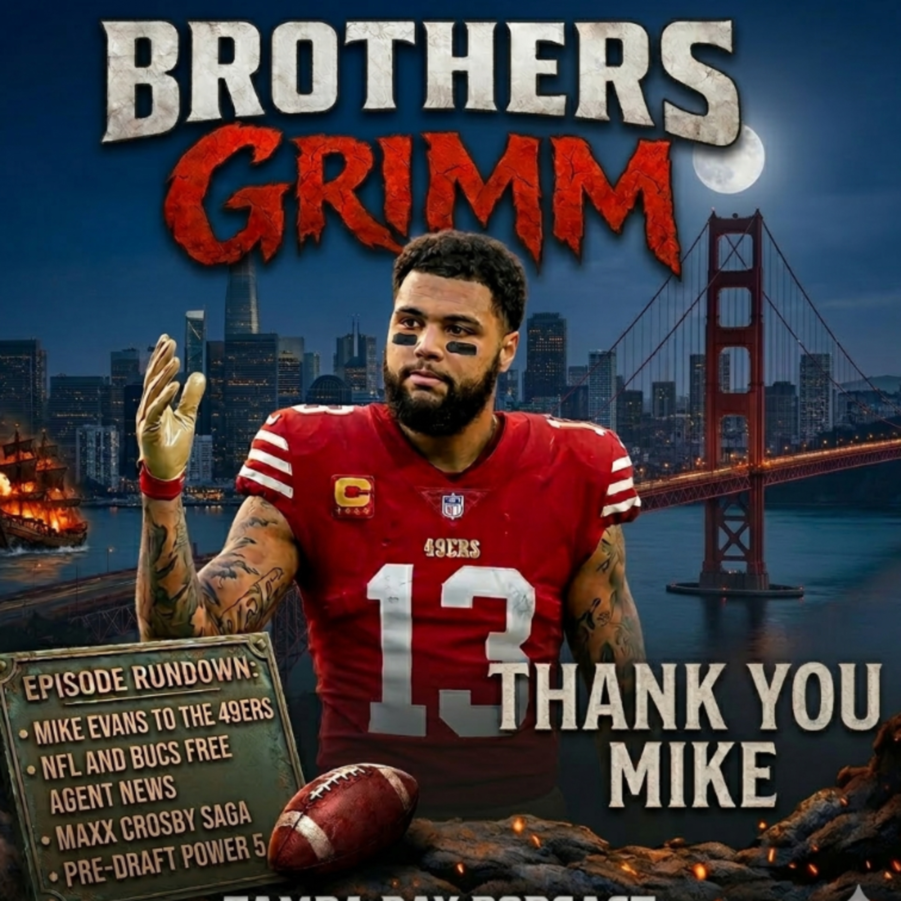 Ep. 3: Bye bye Mike Evans, Free agent update, Max Crosby, Top 5 teams