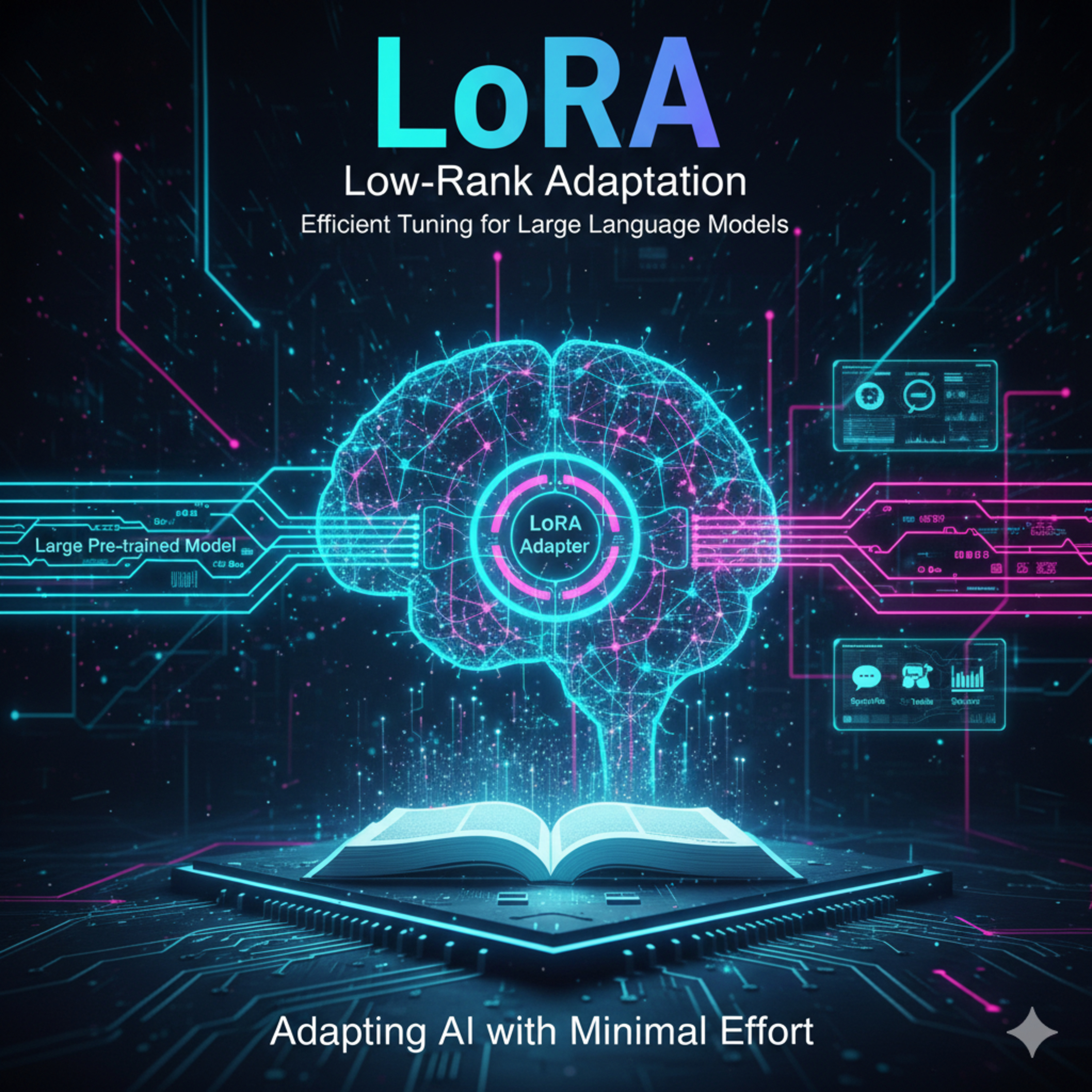 EP026: LoRA Fine-Tunes Massive Models Without Supercomputers episode artwork
