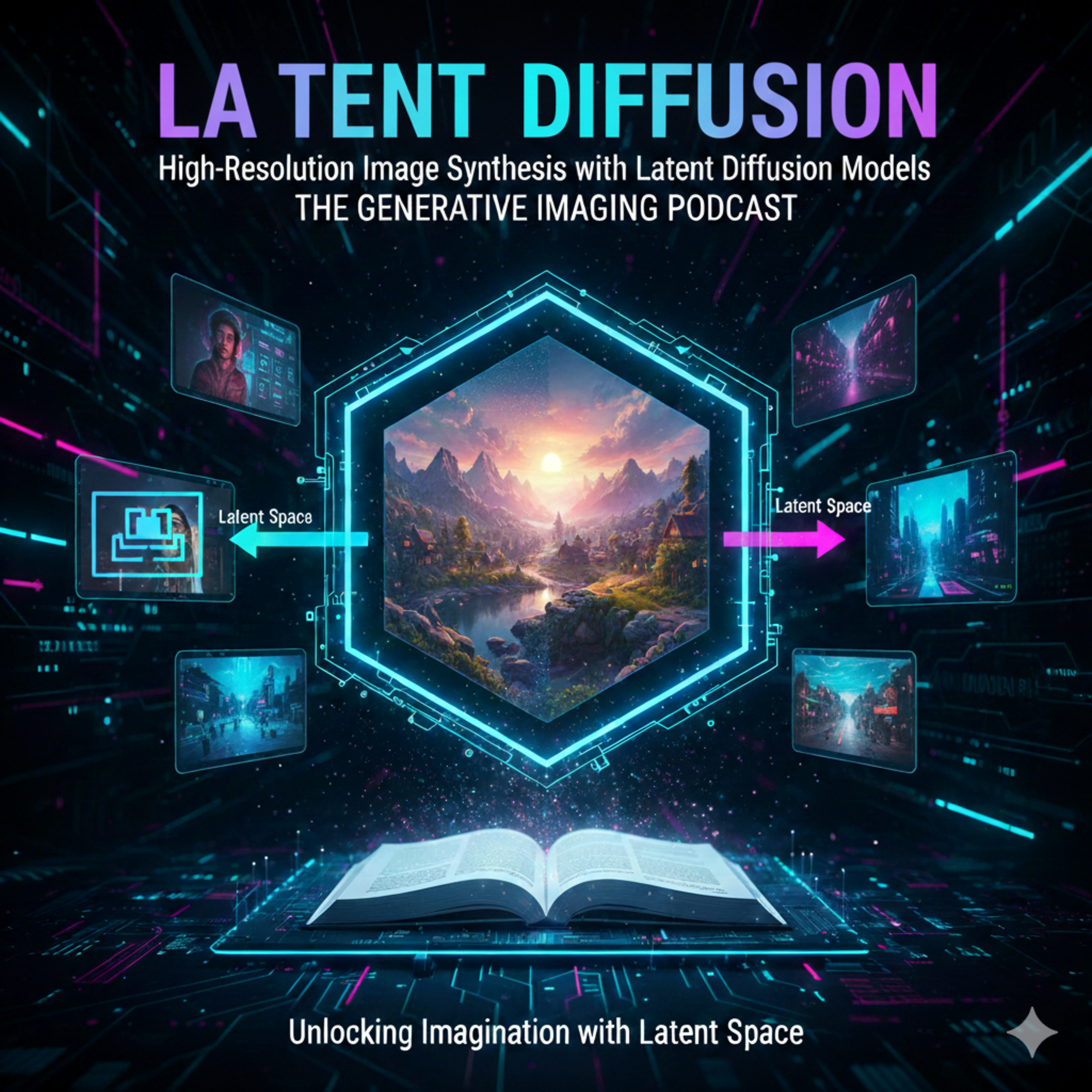 EP033: Democratizing Image Generation with Latent Diffusion episode artwork