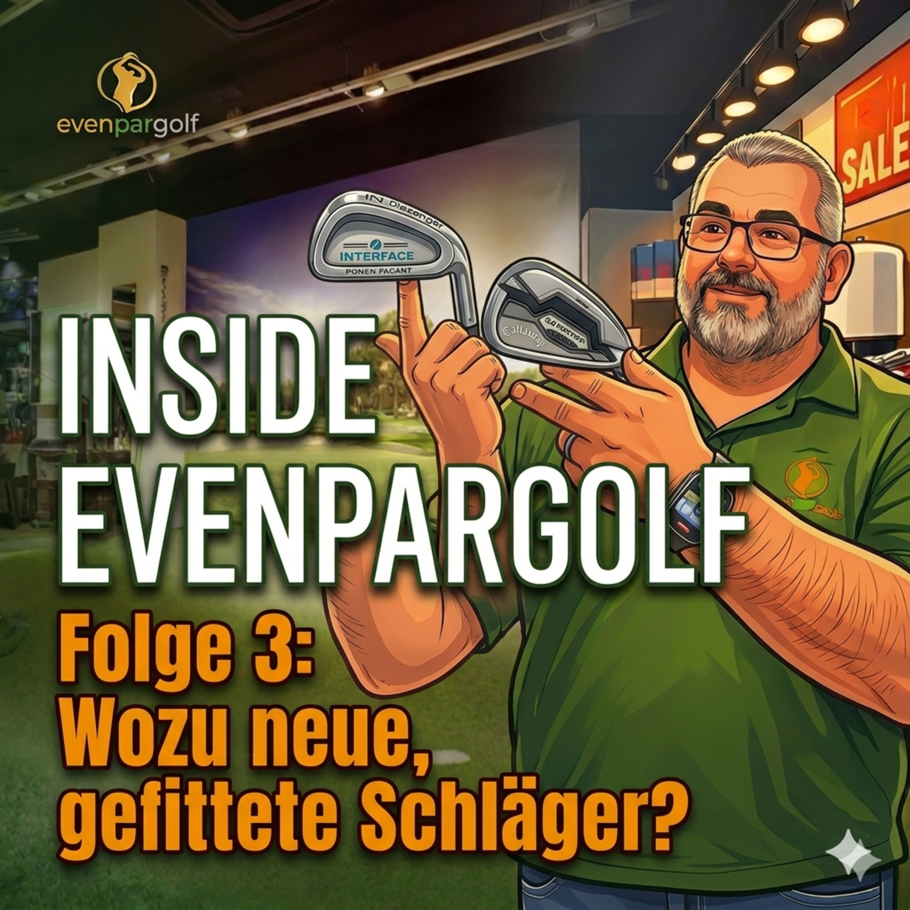 Inside EvenParGolf: Folge 3 - wozu neue, gefittete Schläger? episode artwork