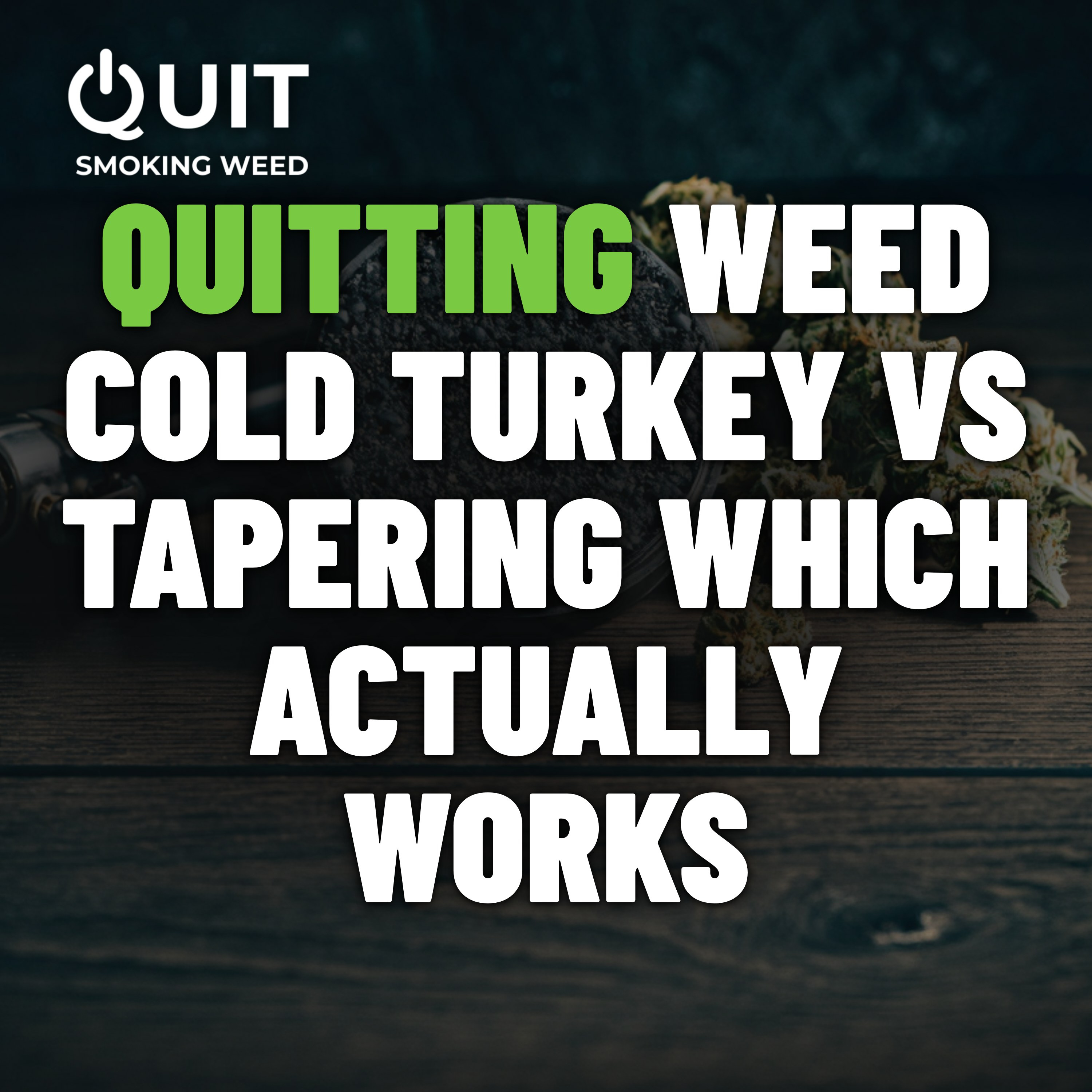 #16 Cold turkey vs tapering: which one fits which user, and why the structure matters more