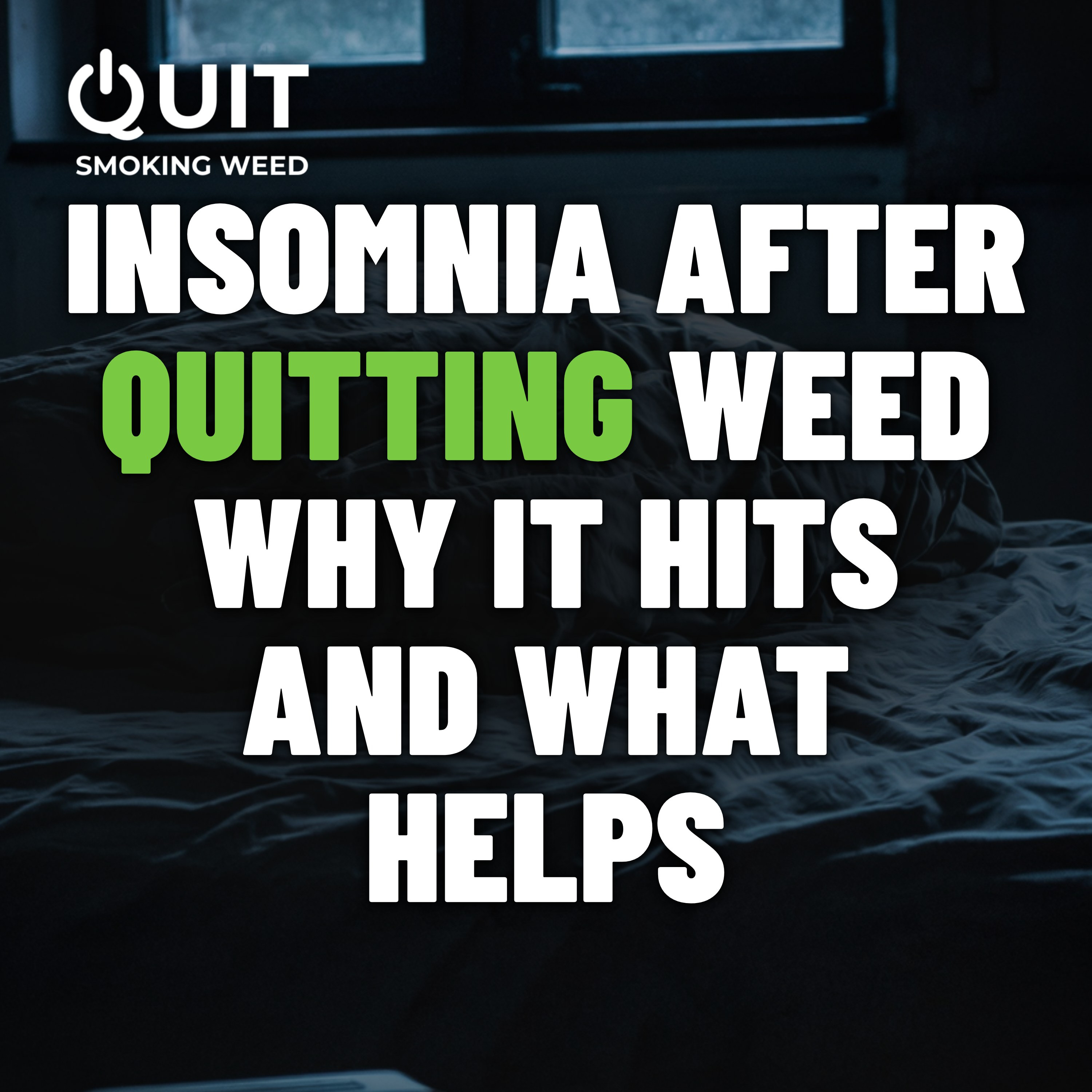 #17 Insomnia after quitting weed: the REM rebound behind it and what actually helps