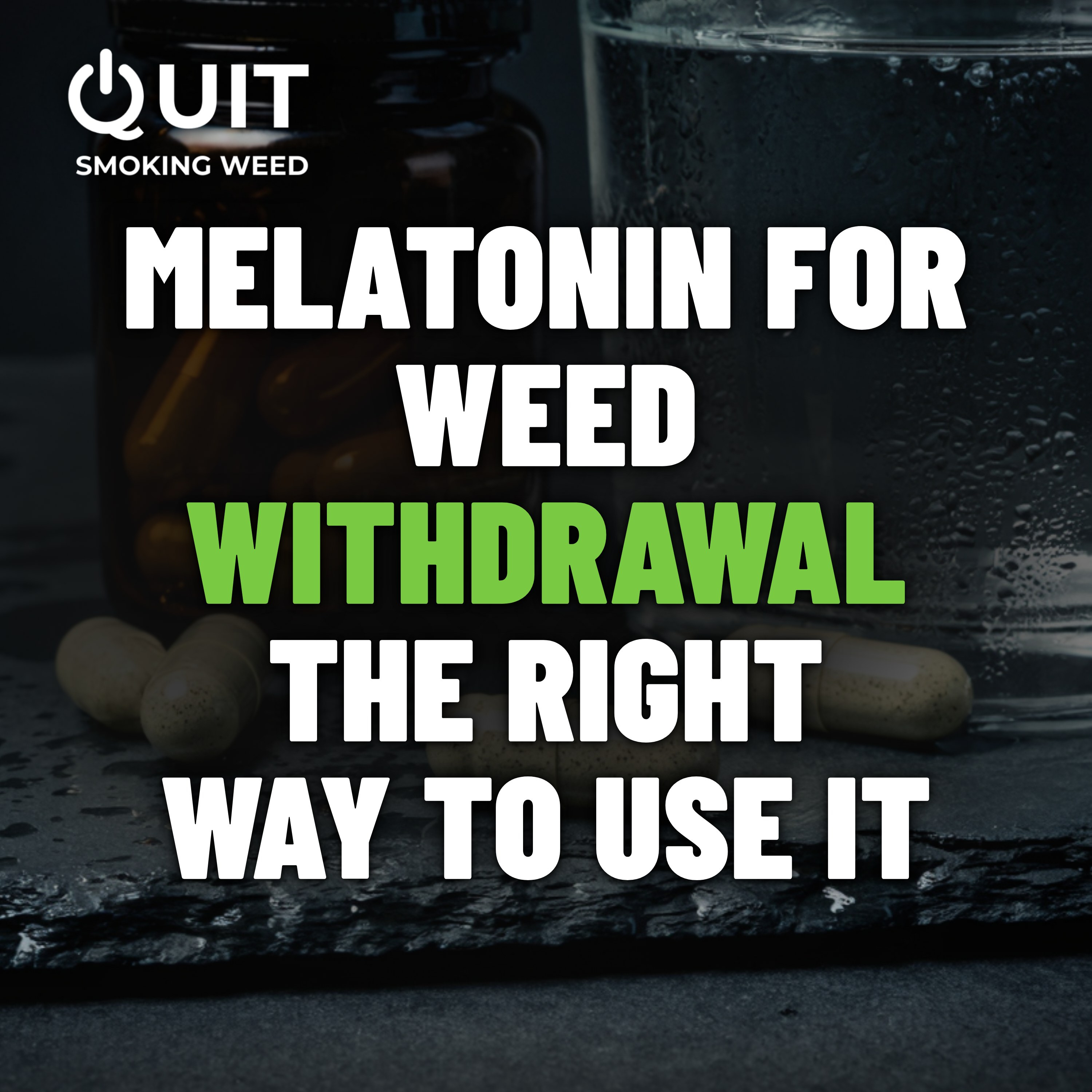 #18 Melatonin for weed withdrawal: the right dose, the right timing, and what it never fixes