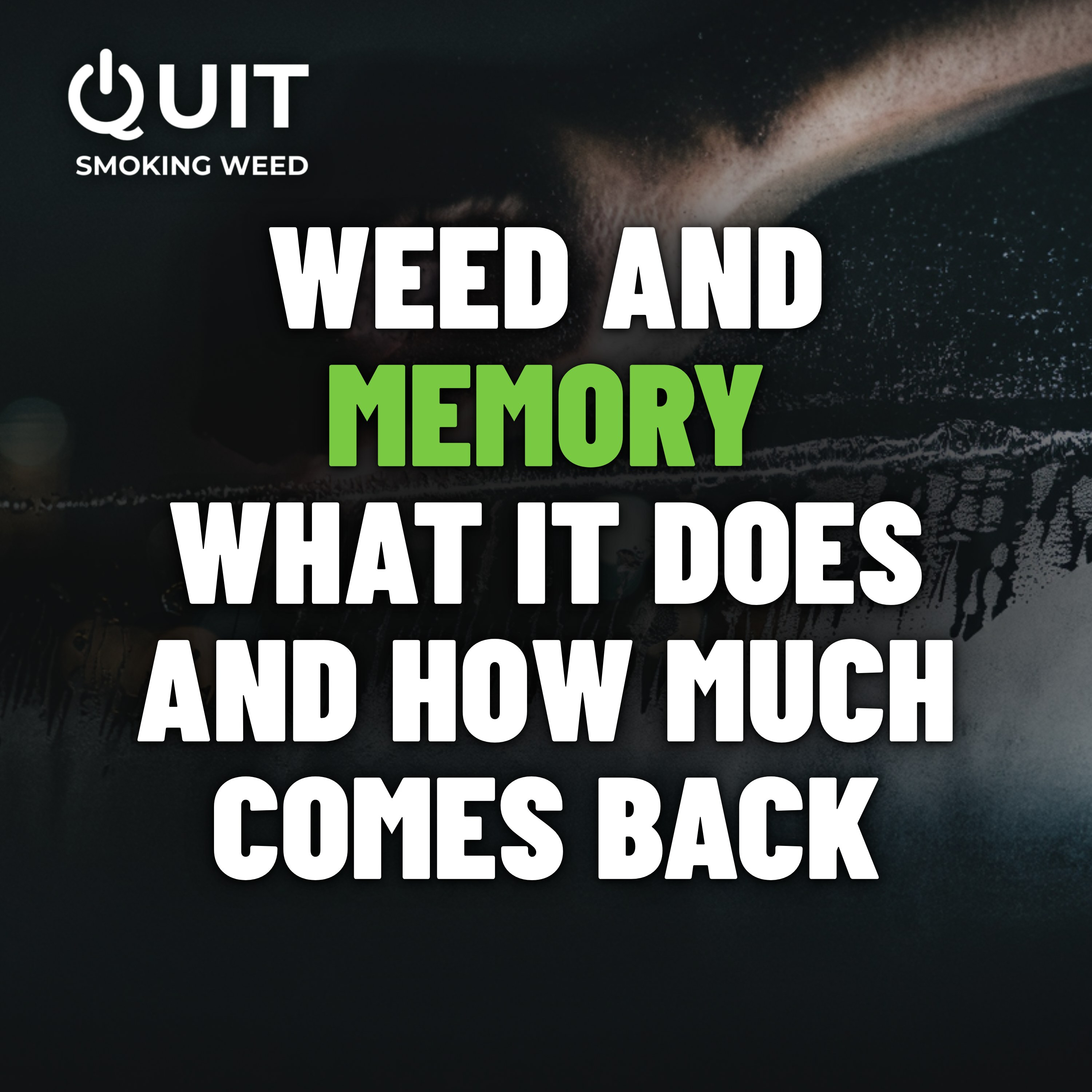 #31 Weed and Memory: what daily use costs and how much comes back