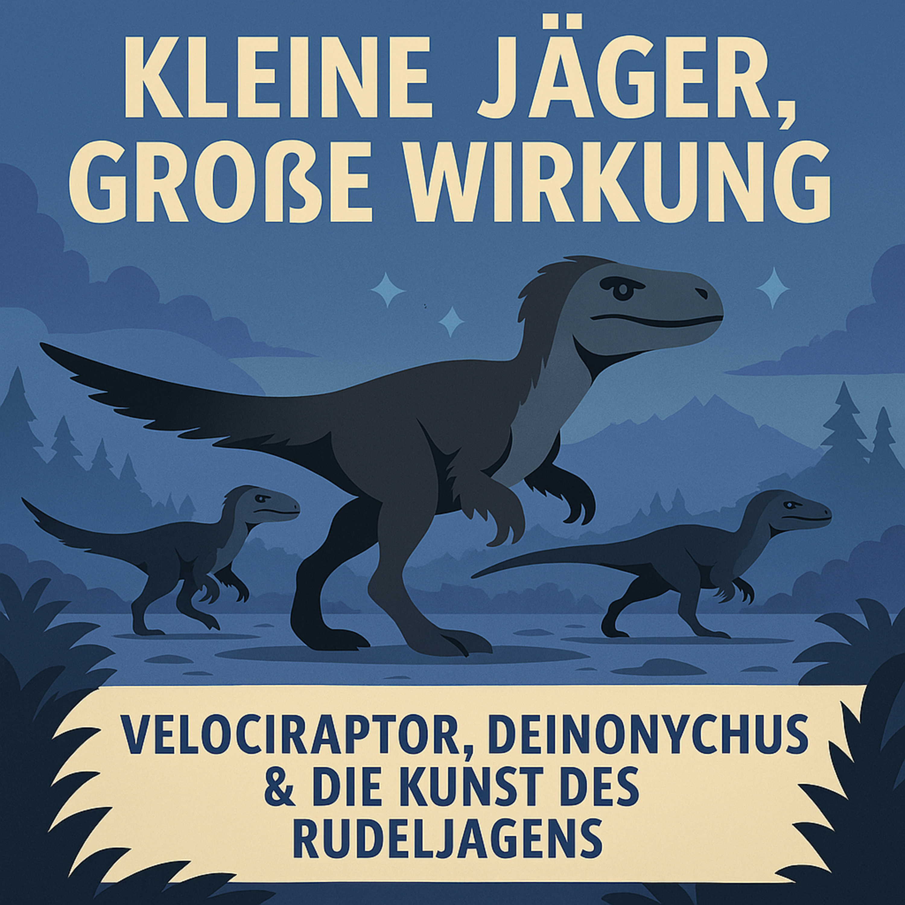 Kleine Jäger, große Wirkung – Velociraptor, Deinonychus & die Kunst des Rudeljagens