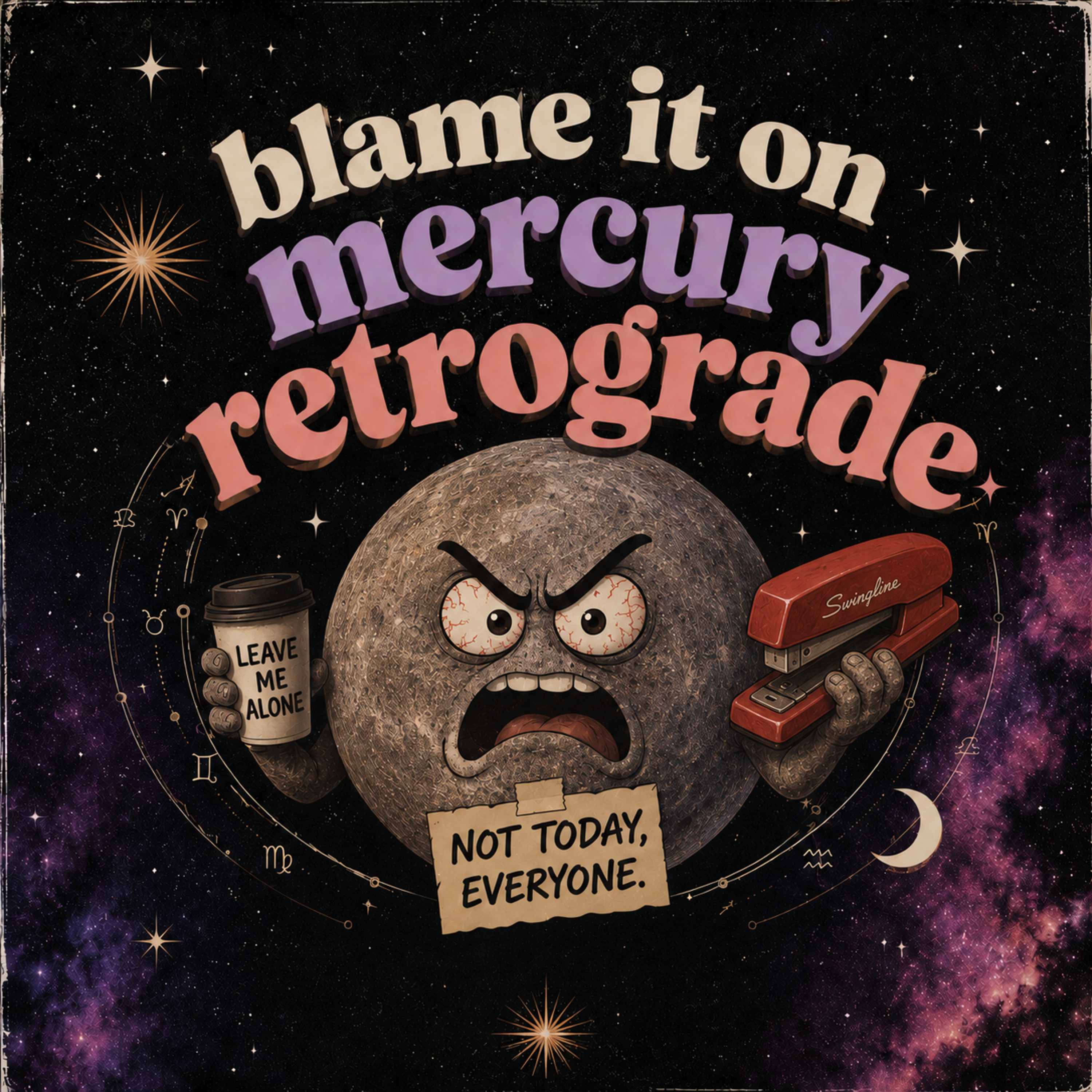 Episode 9 - Mercury Retrograde - In which we discuss what Mercury Retrograde is, how to survive it, and what type of magick to do and to avoid. episode artwork