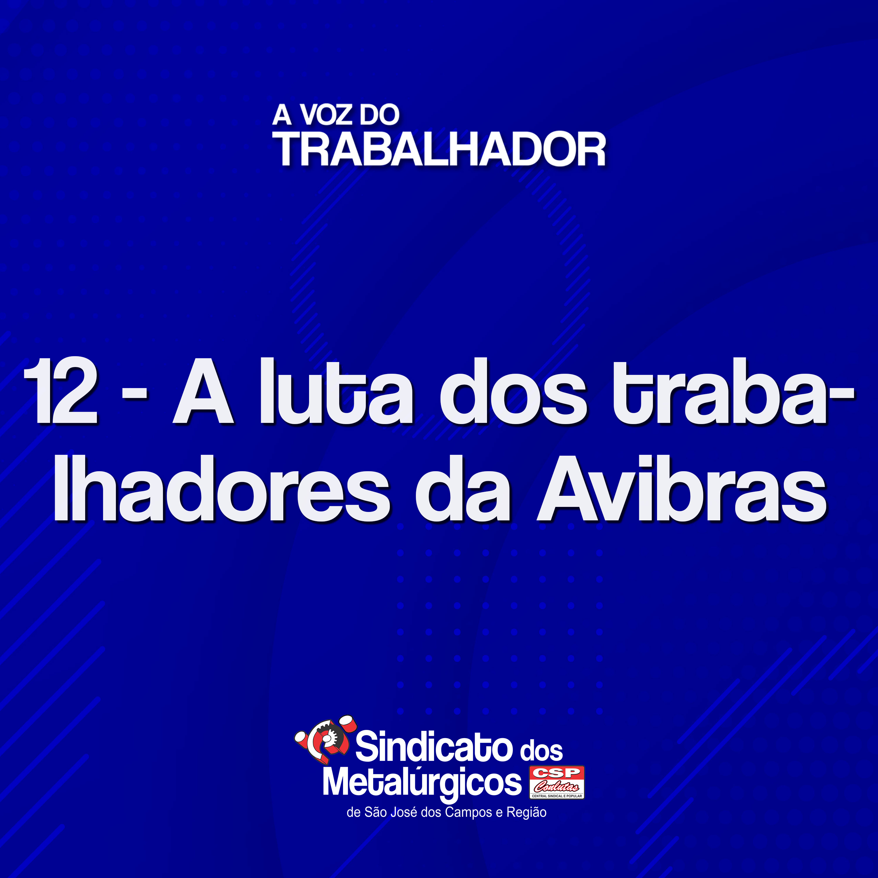 12: A luta dos trabalhadores da Avibras episode artwork