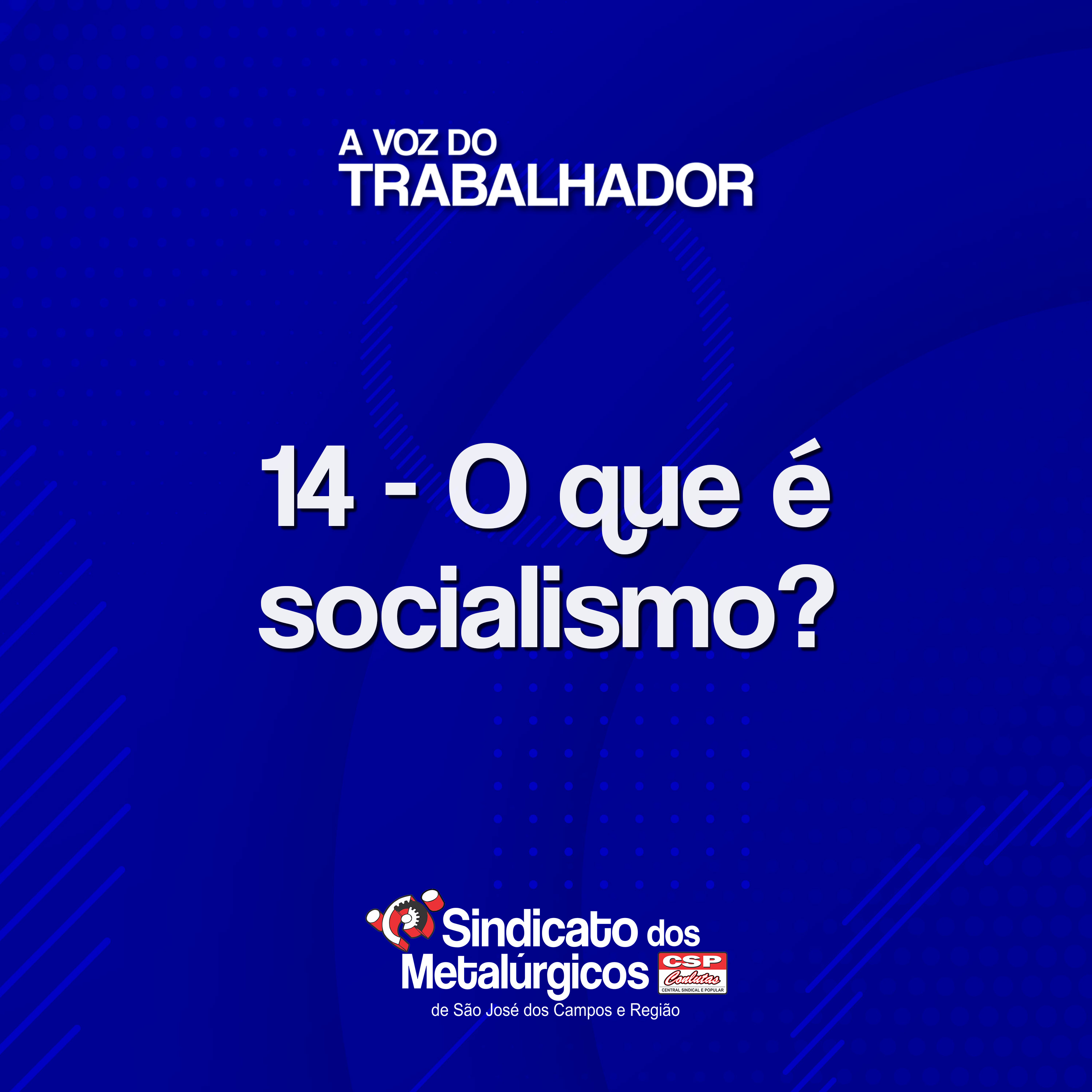 14: O que é socialismo? episode artwork