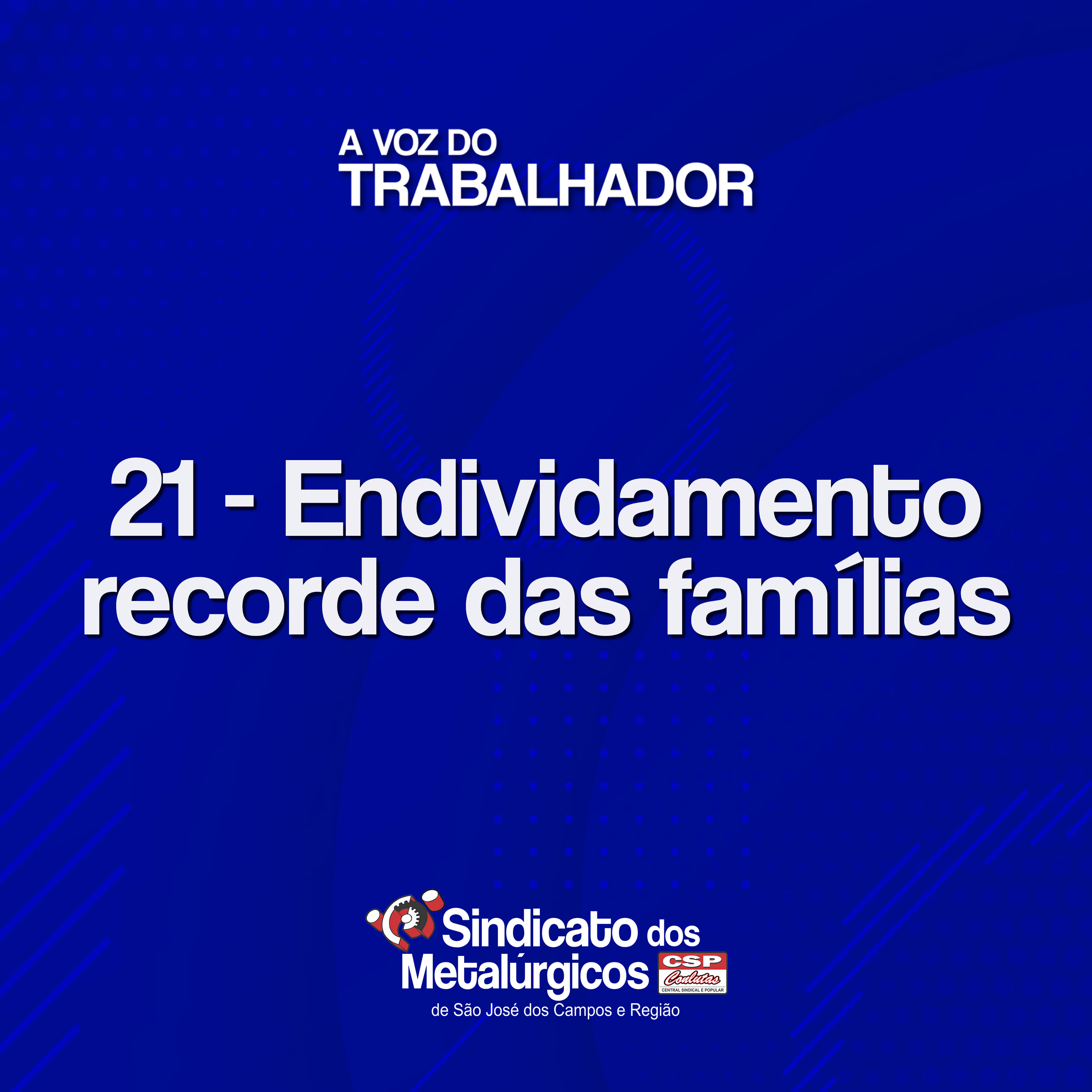 21: Endividamento recorde das famílias episode artwork