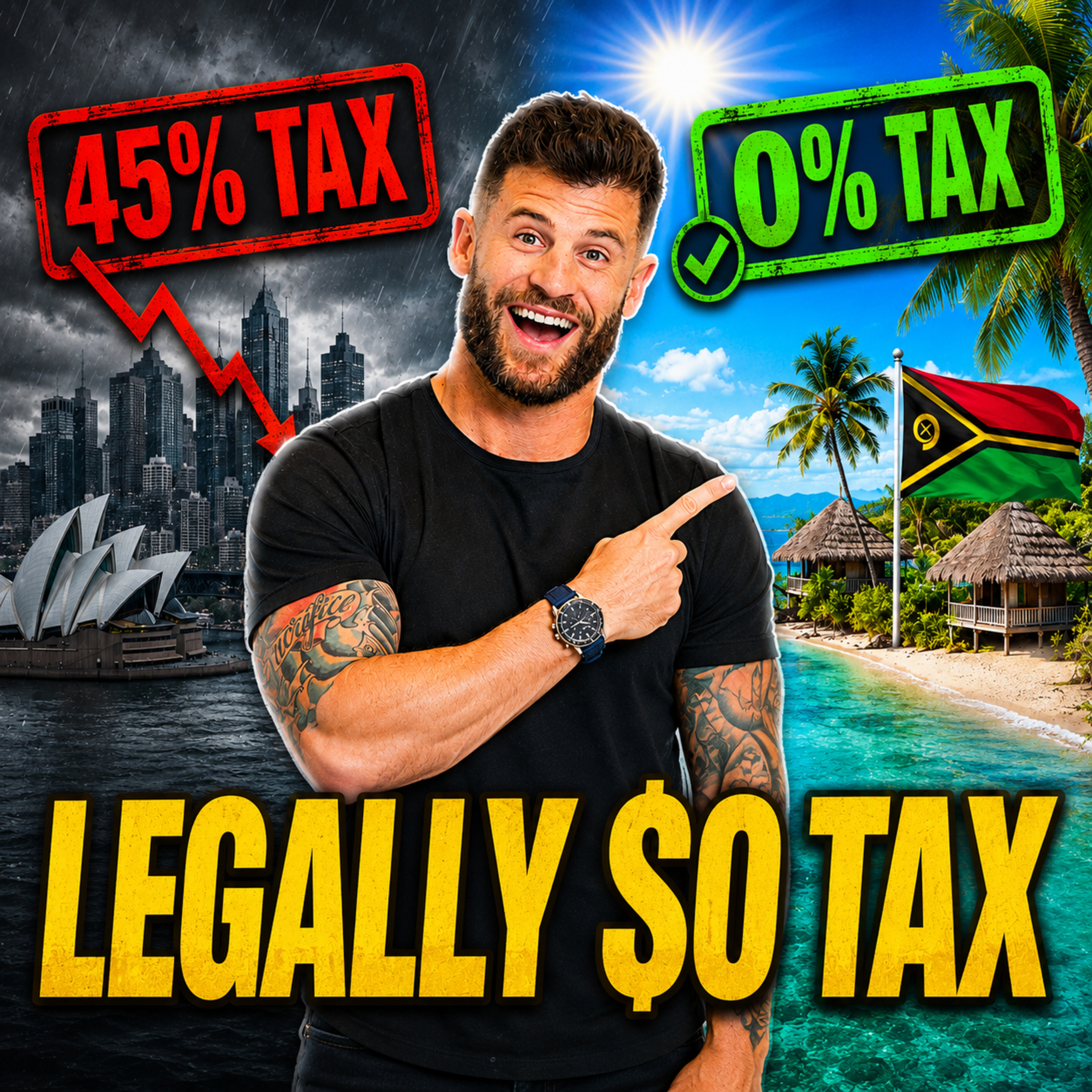 How To Legally Pay Less Tax In Australia (By Moving Overseas) | With Lyndon Holzheimer episode artwork