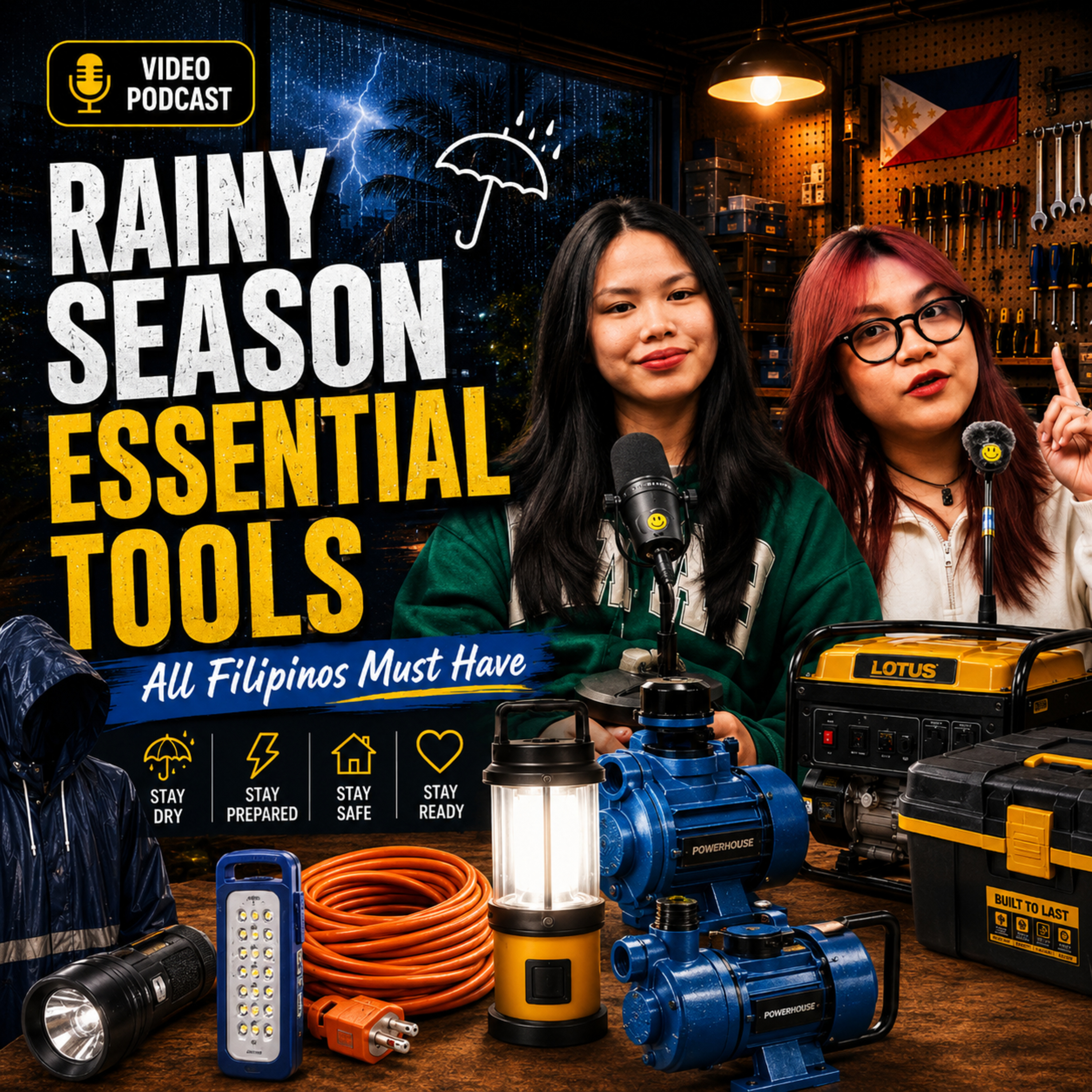 Rainy Season Essential Tools: Paano Maghanda sa Baha, Brownout & Cleanup episode artwork