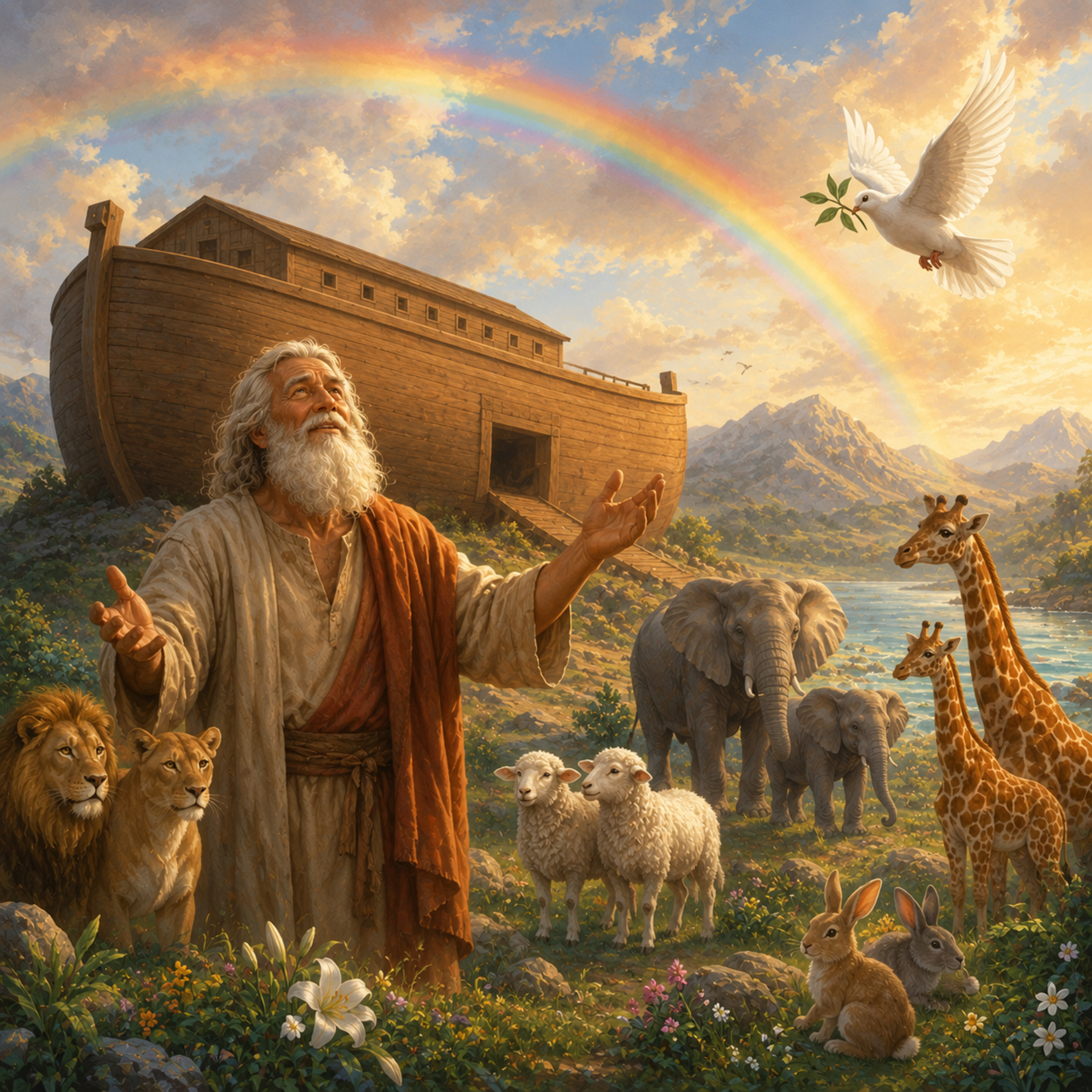 S01E03 Noah and the Rainbow: God Keeps His Promises | Genesis 4-9 episode artwork