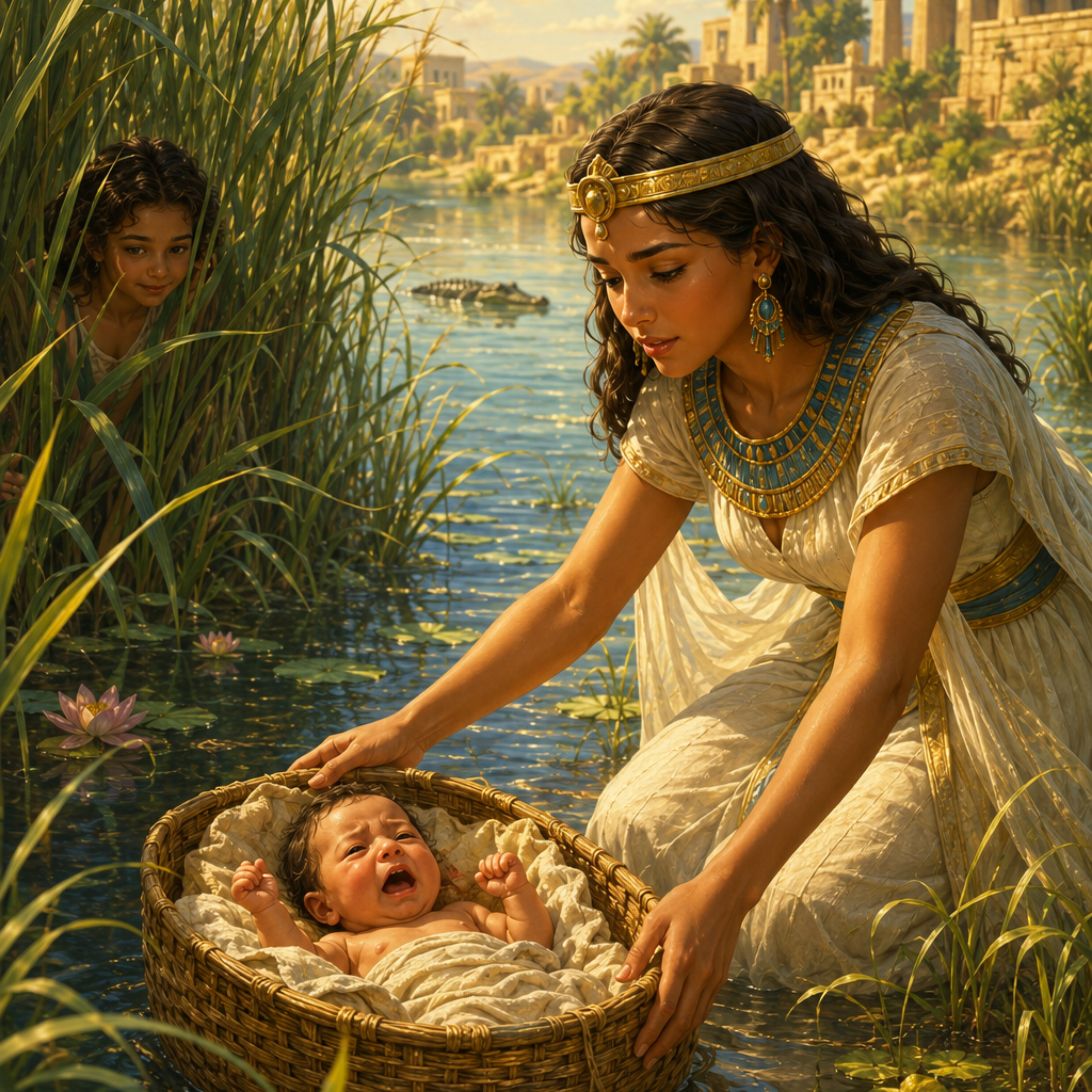 S02E01 Baby Moses is rescued | Exodus 1-2 episode artwork