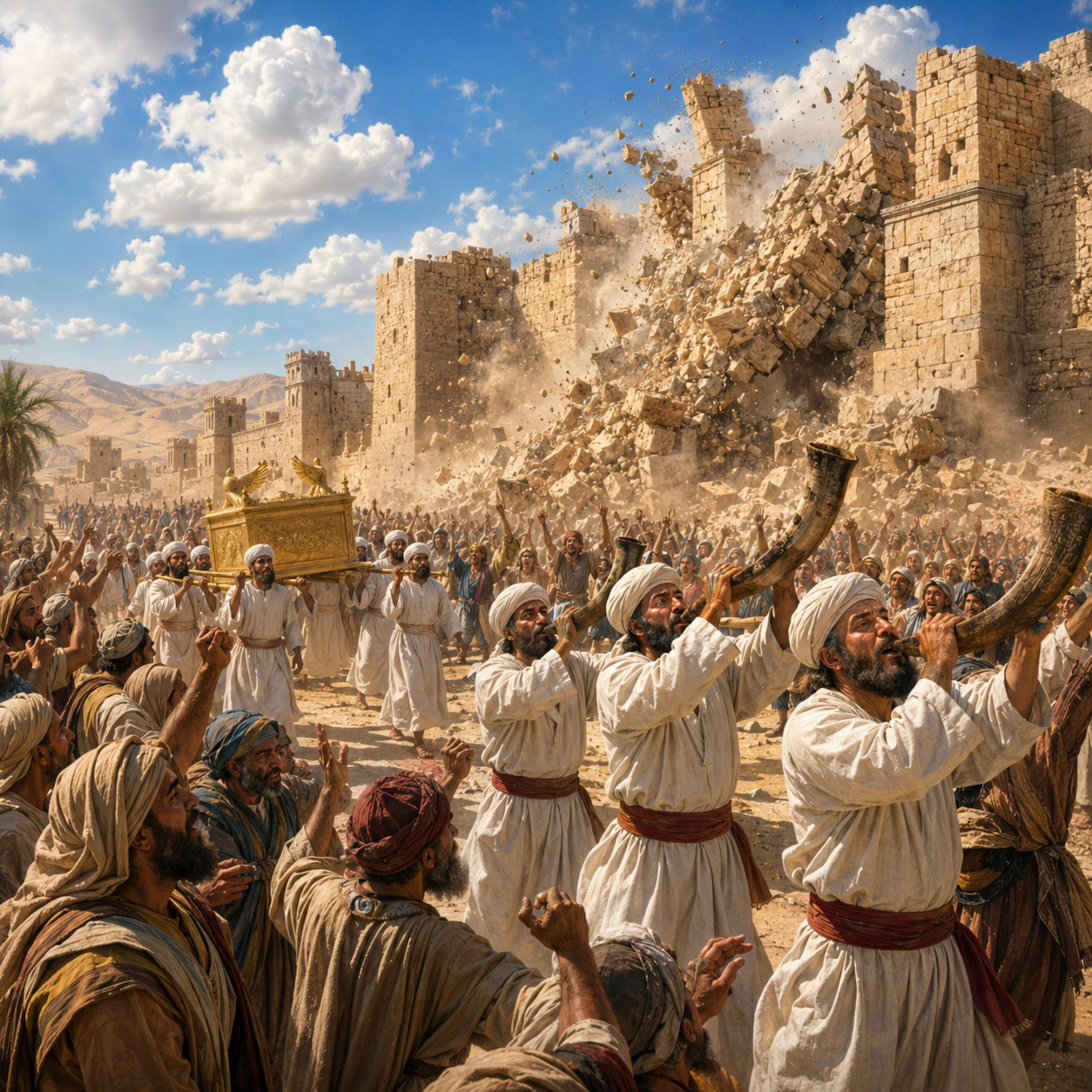S03E08 Jericho and Achan | Joshua 6–8 episode artwork