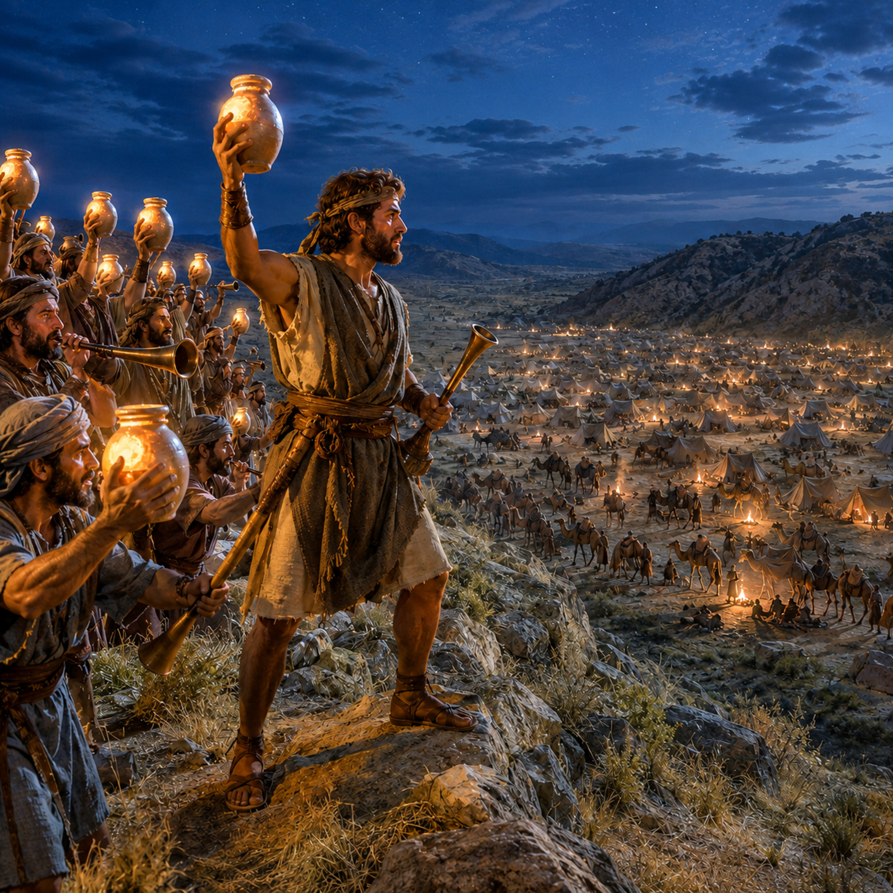 S03E10 Gideon and the Army of Three Hundred | Judges 1–8 episode artwork