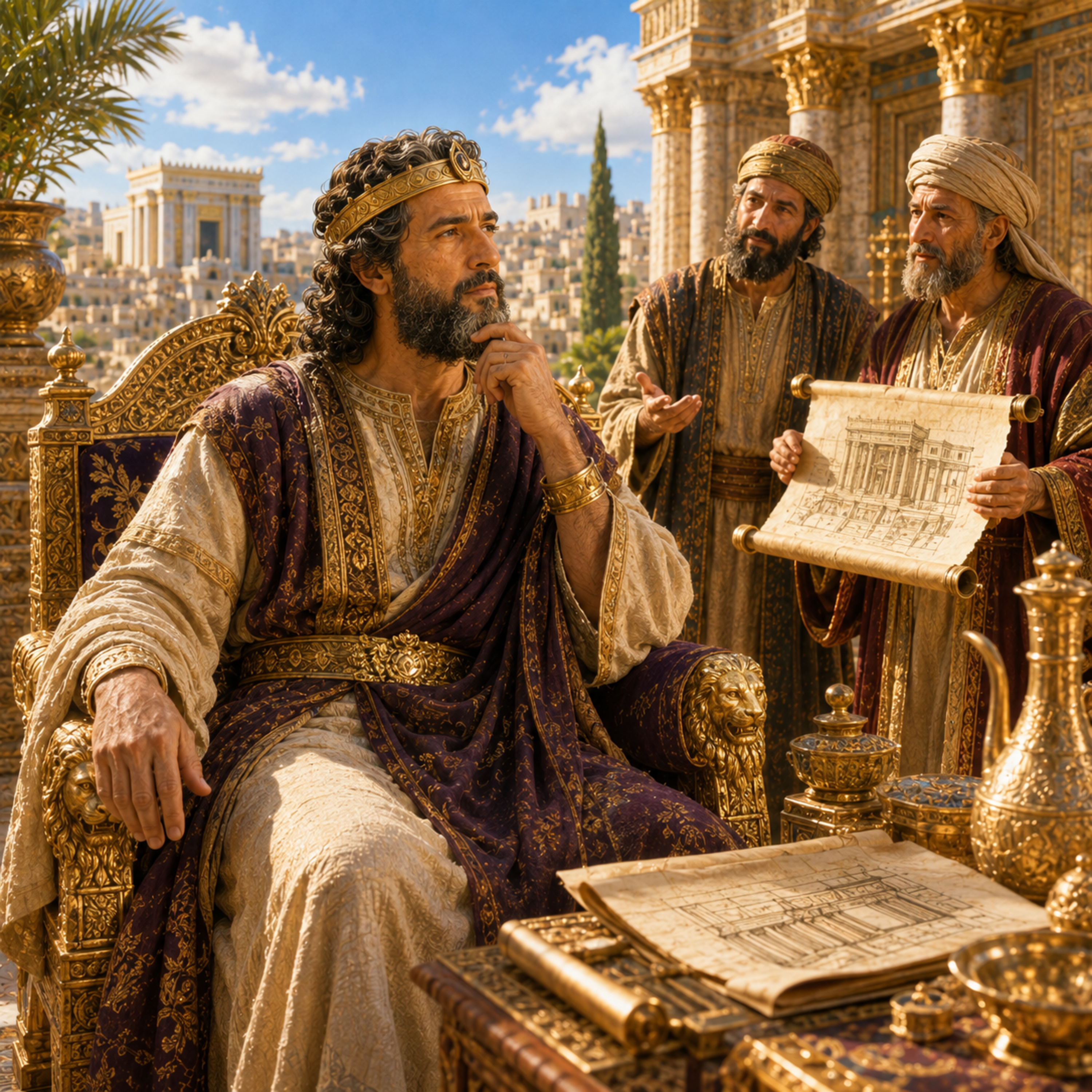 S04E08 Solomon, Wisdom, and a Divided Heart | 1 Kings 1-11 and 2 Chronicles 1-9 episode artwork