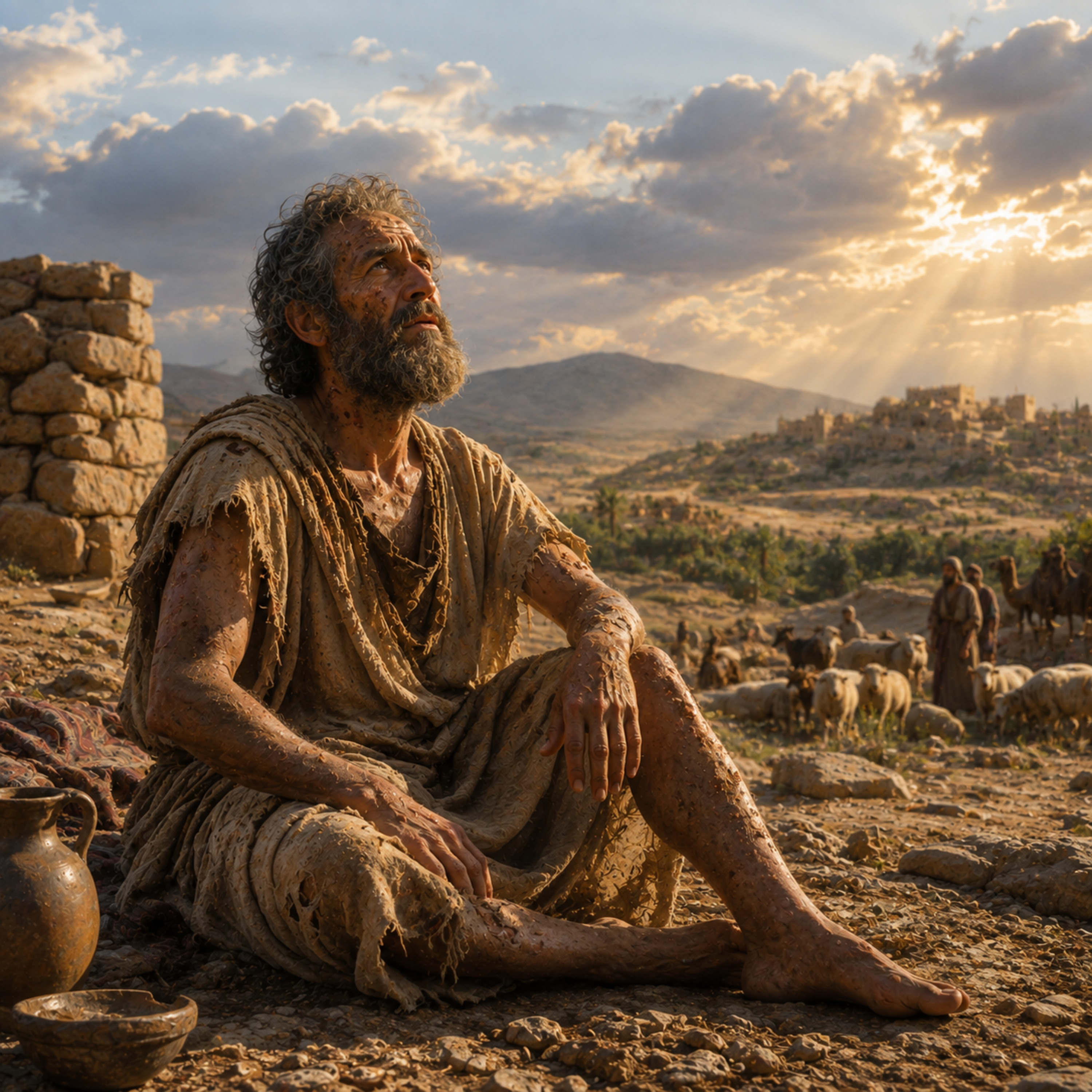 S05E01 Job The Man Who Knew God Was Bigger Than His Questions | Job episode artwork