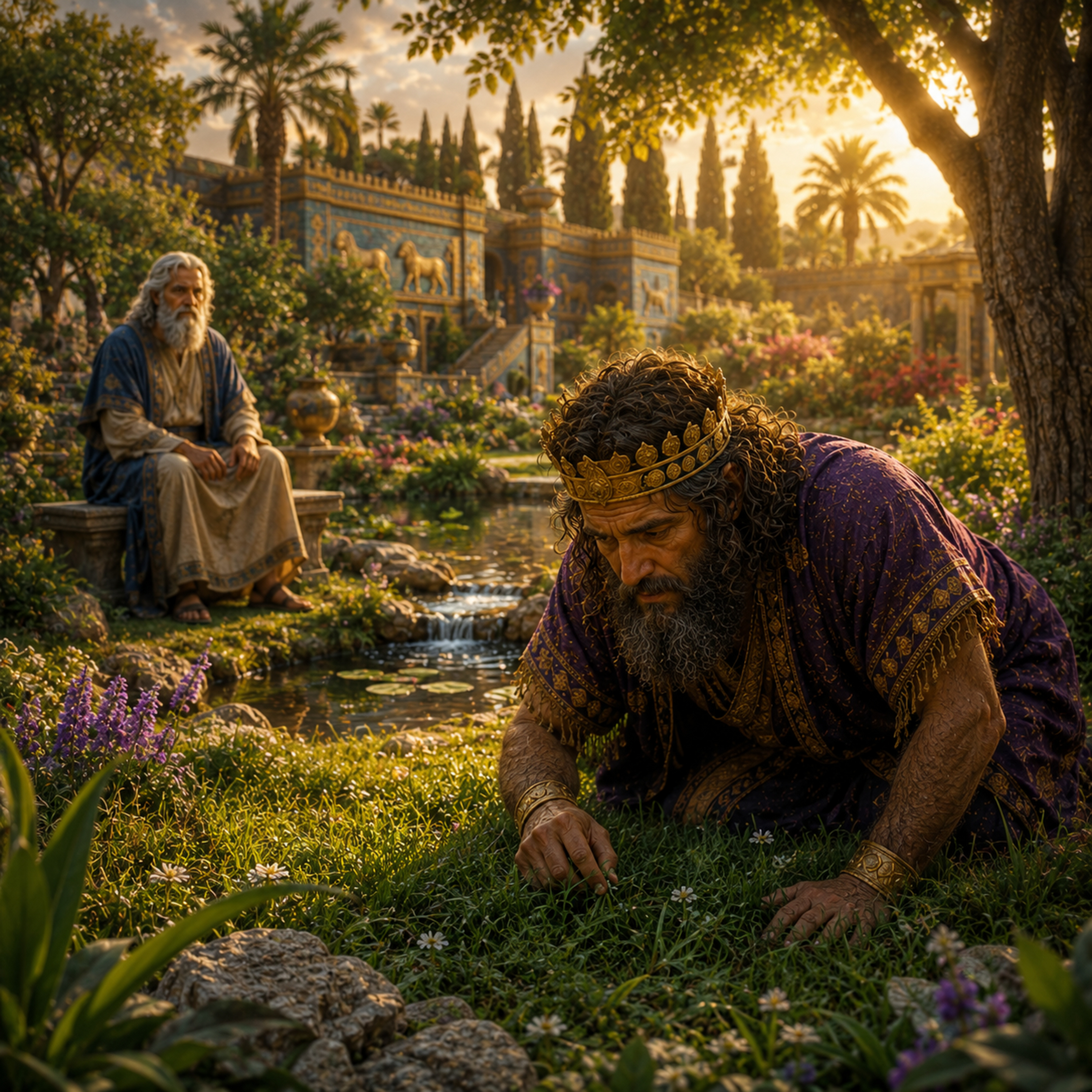 S06E07 Nebuchadnezzar: The Proud King Humbled | Daniel 4 episode artwork