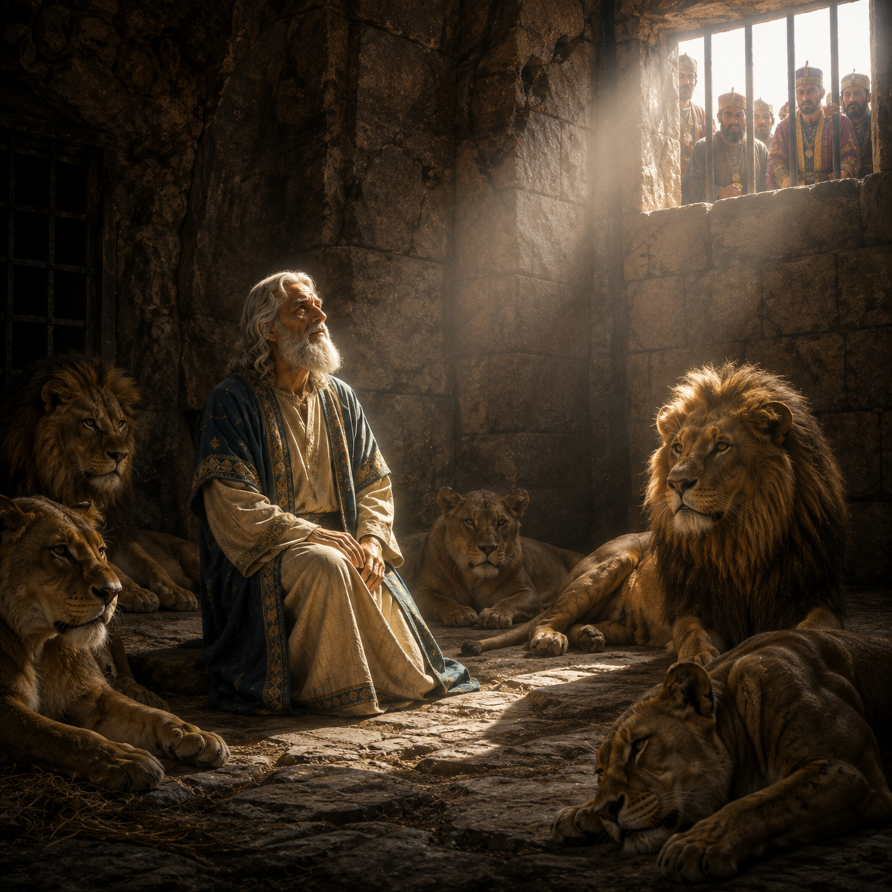 S06E09 Daniel and the Lions’ Den | Daniel 6 episode artwork