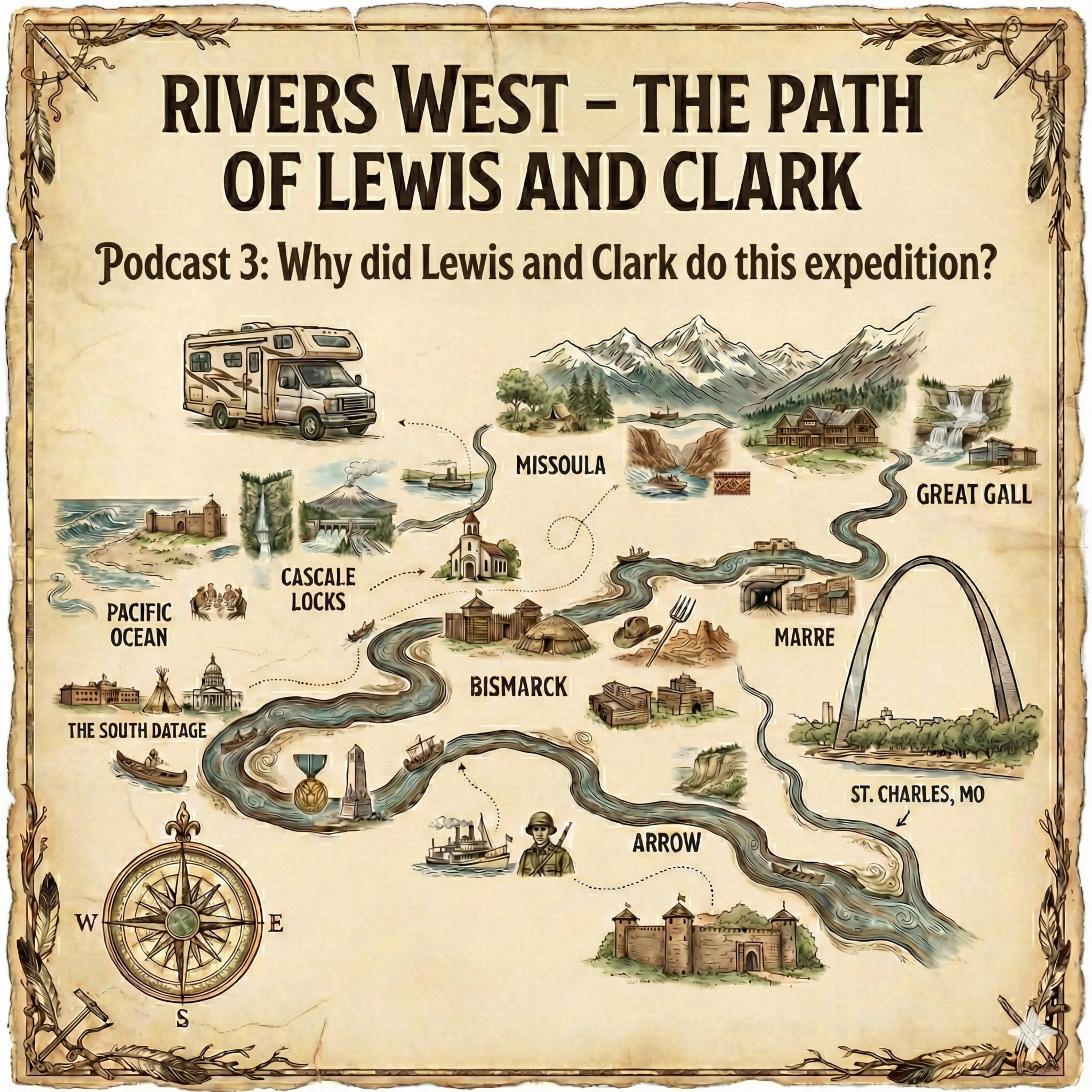 Podcast 3 - Why did Lewis and Clark Make this Expedition. episode artwork