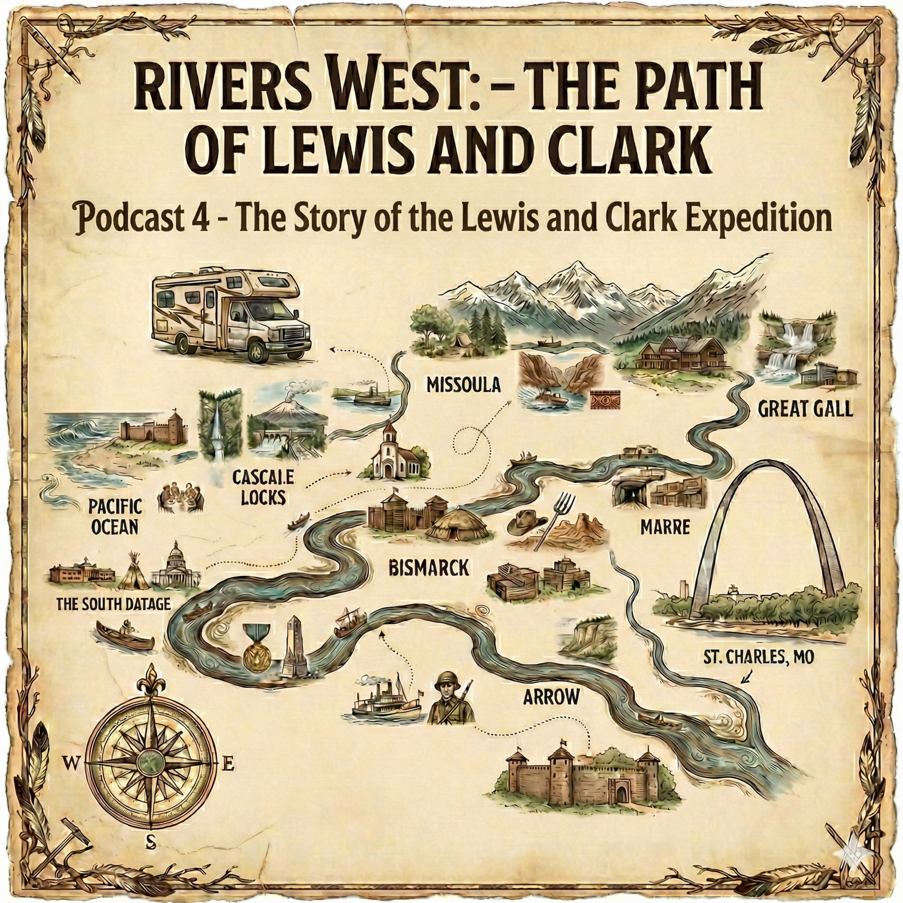 Podcast 4 - The Story of the Lewis and Clark Expedition episode artwork