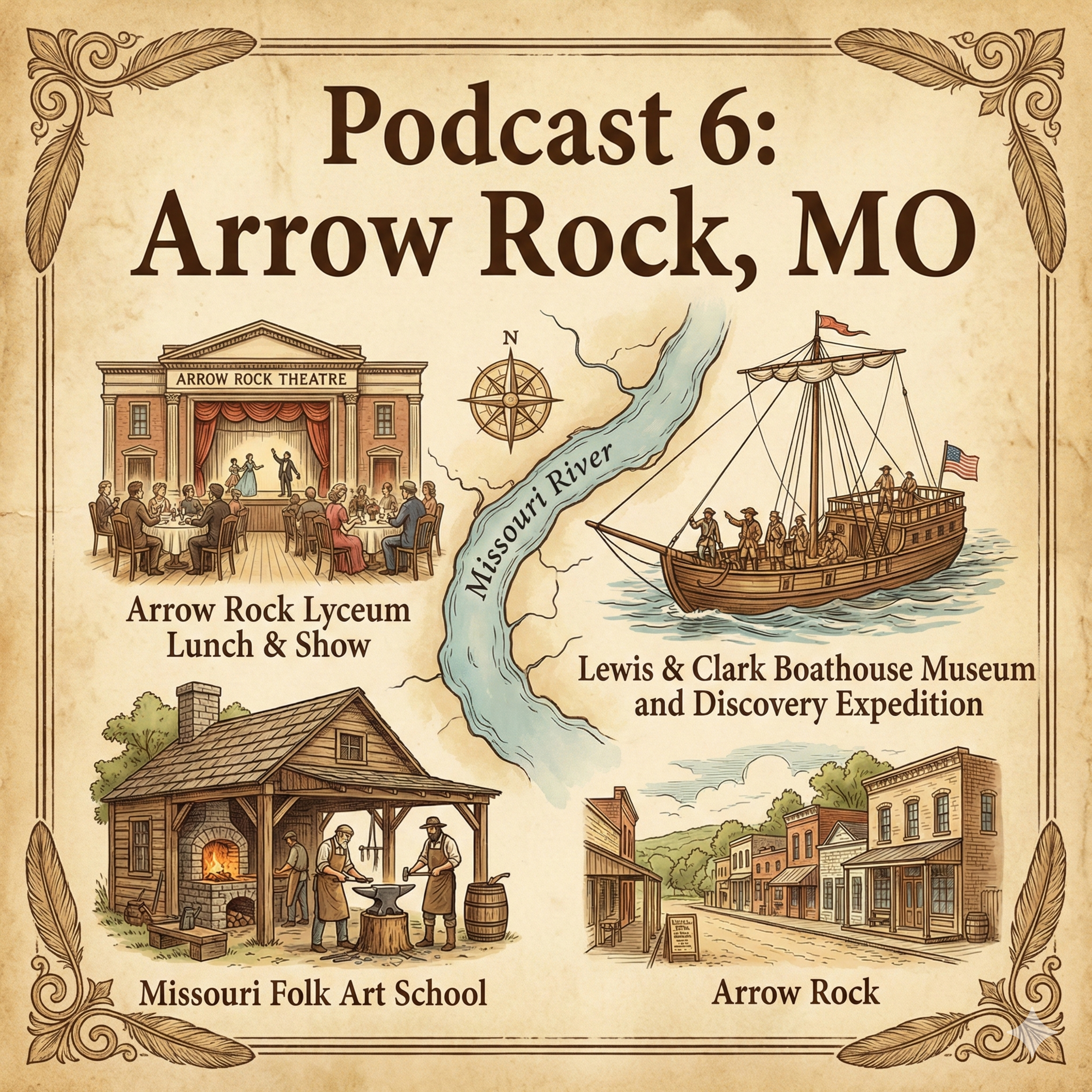 Podcast 6 - Stop 2 - Arrow Rock, MO episode artwork