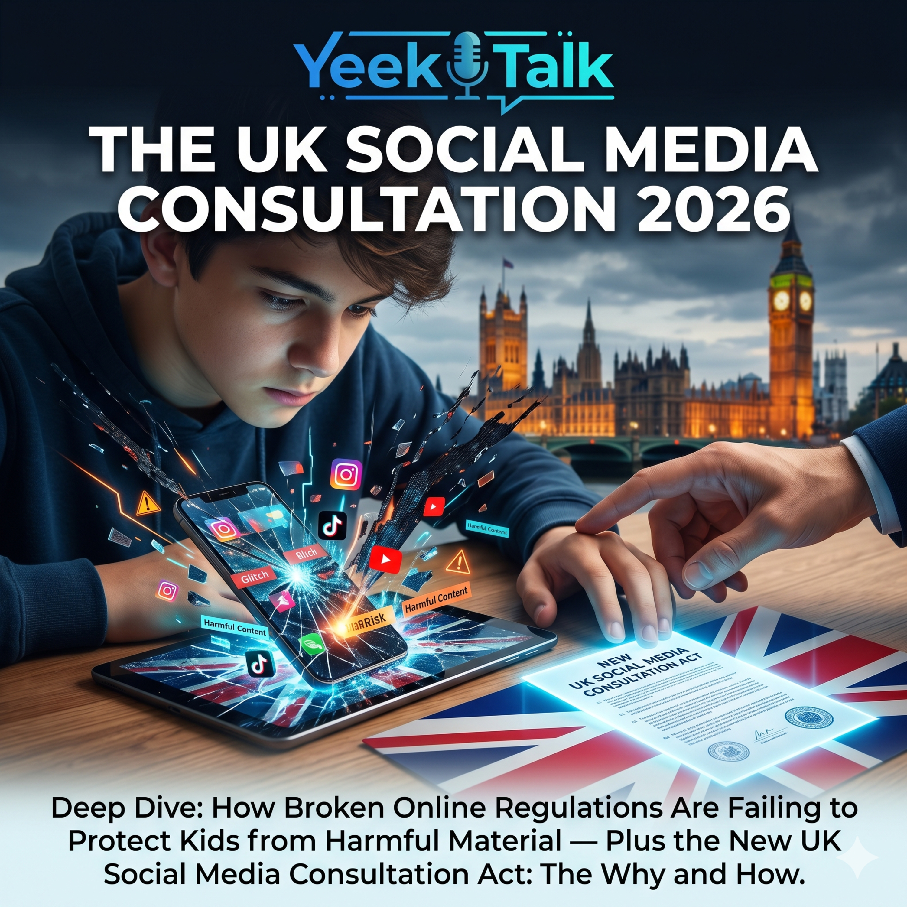 The UK Social Media Consultation 2026 episode artwork