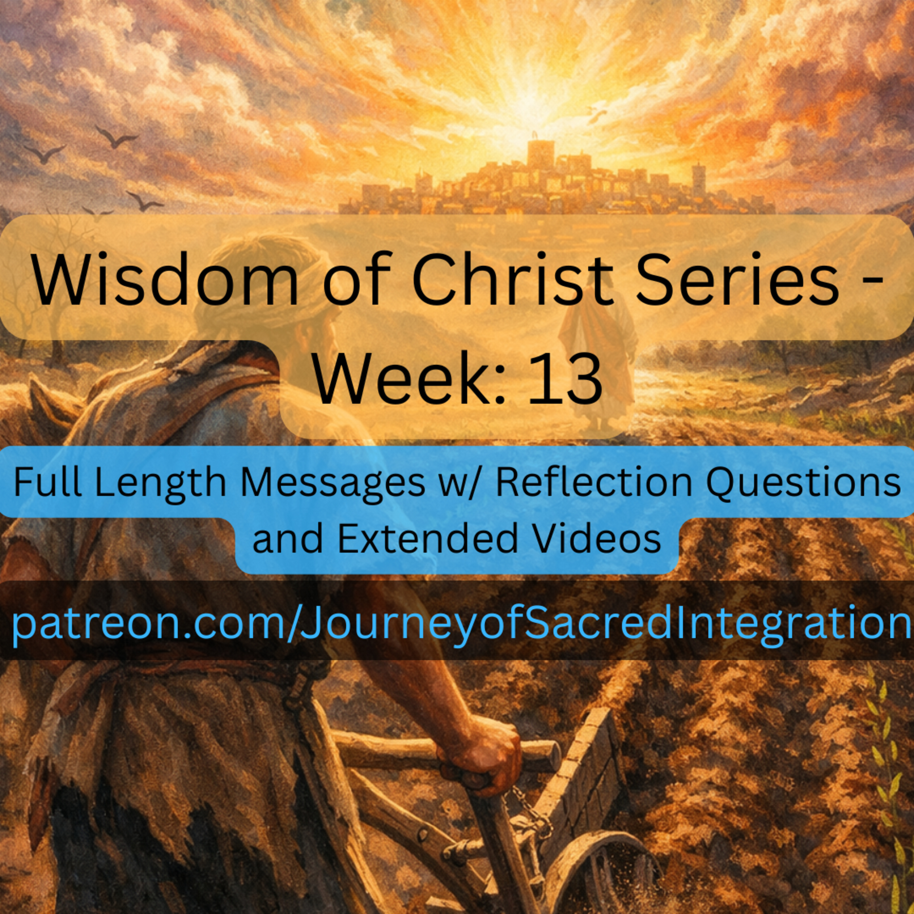 Week 13 — “No One Who Puts Their Hand to the Plow…” (Luke 9:62, JSIV) | Commitment, Focus, Kingdom Alignment episode artwork