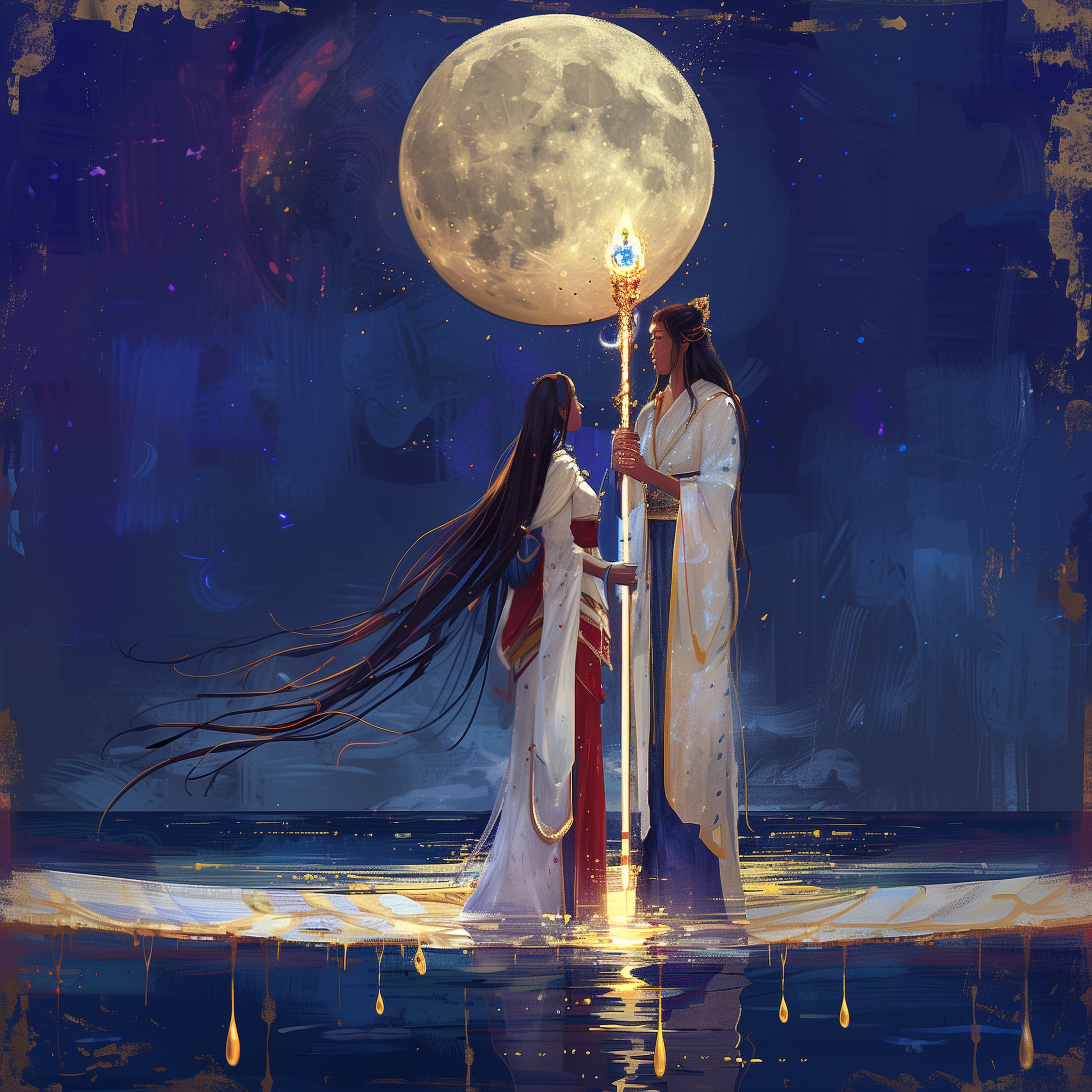 The Birth of Japan ⛩️ Izanagi & Izanami — Japanese Myth Sleep Story | Fireplace ASMR episode artwork