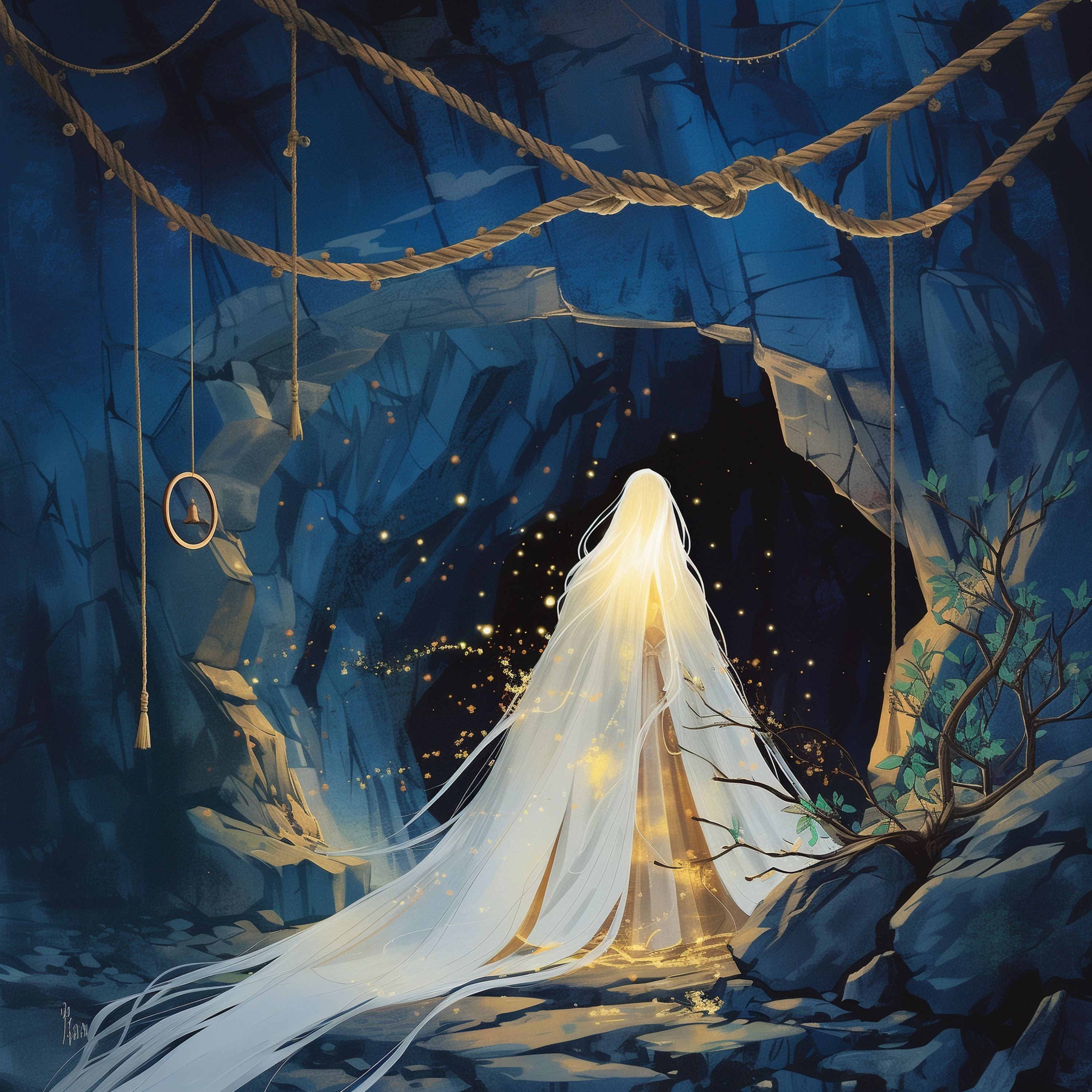 Amaterasu and the Cave ☀️ The Hidden Sun Goddess — Japanese Myth Sleep Story | Fireplace ASMR episode artwork
